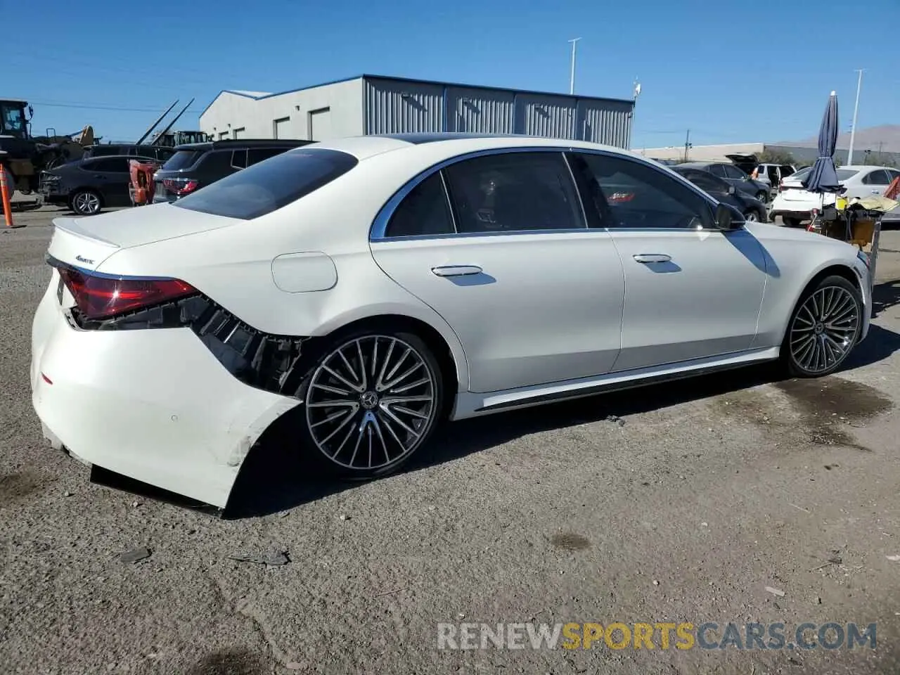 3 Photograph of a damaged car W1K6G7GB3NA068564 MERCEDES-BENZ S-CLASS 2022
