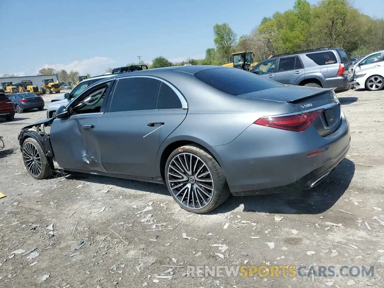 2 Фотография поврежденного автомобиля W1K6G7GB4NA106528 MERCEDES-BENZ S-CLASS 2022