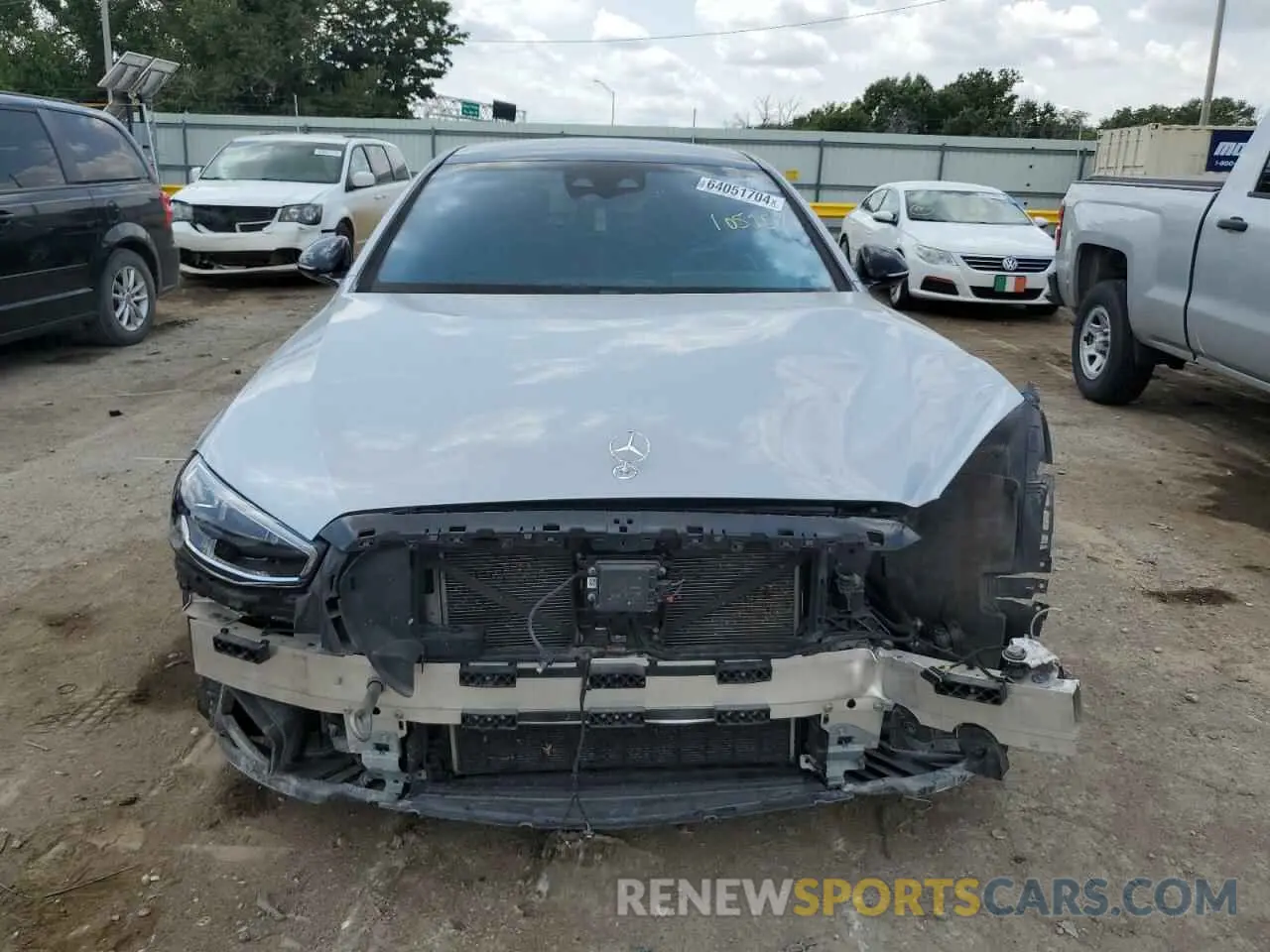 5 Фотография поврежденного автомобиля W1K6G7GB5NA105257 MERCEDES-BENZ S-CLASS 2022