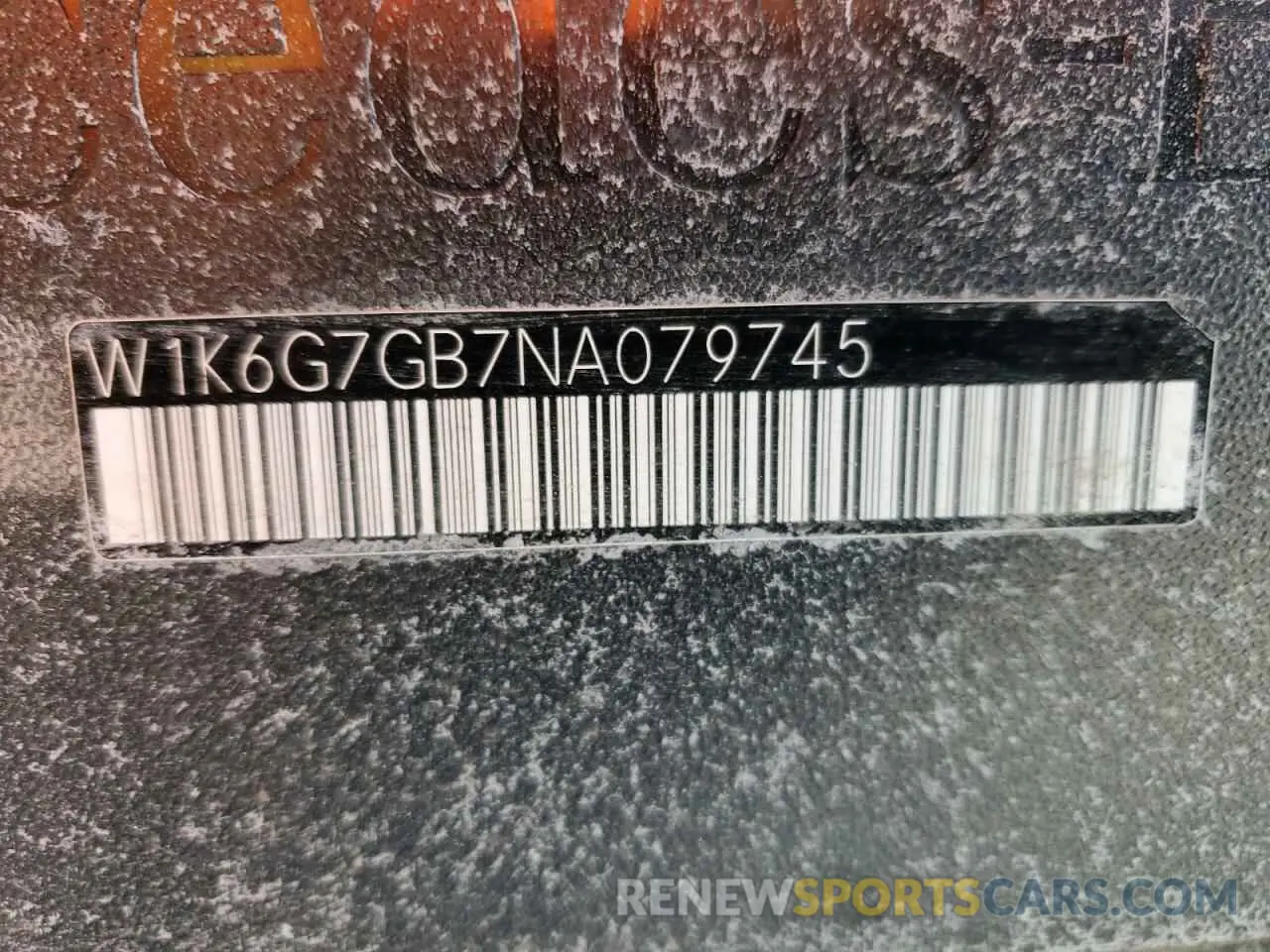 12 Photograph of a damaged car W1K6G7GB7NA079745 MERCEDES-BENZ S-CLASS 2022