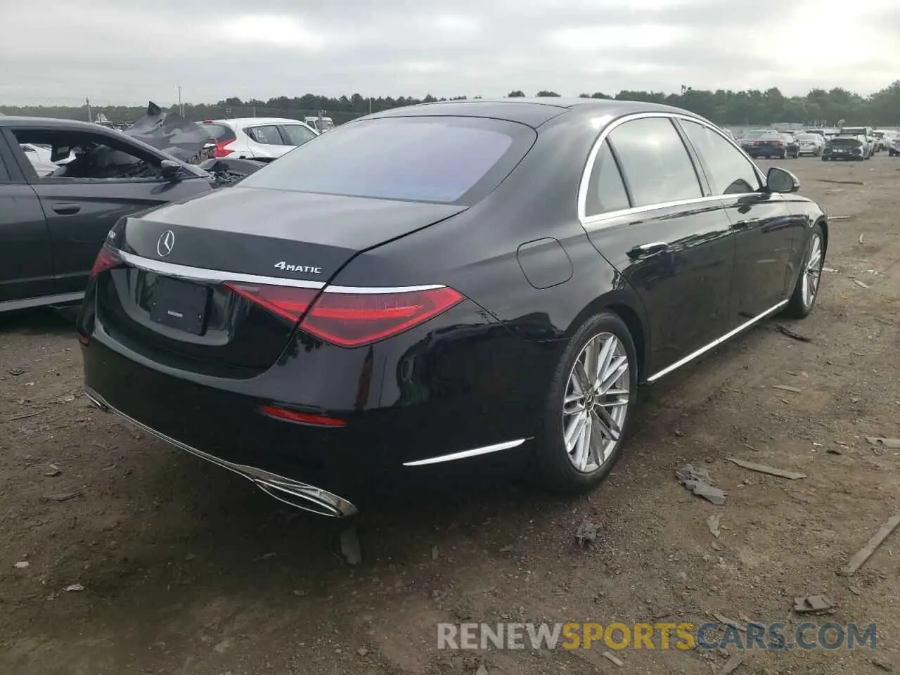 4 Photograph of a damaged car W1K6G7GB7NA105616 MERCEDES-BENZ S-CLASS 2022
