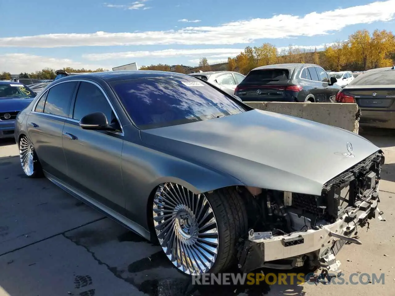 4 Photograph of a damaged car W1K6G7GB8NA105172 MERCEDES-BENZ S-CLASS 2022