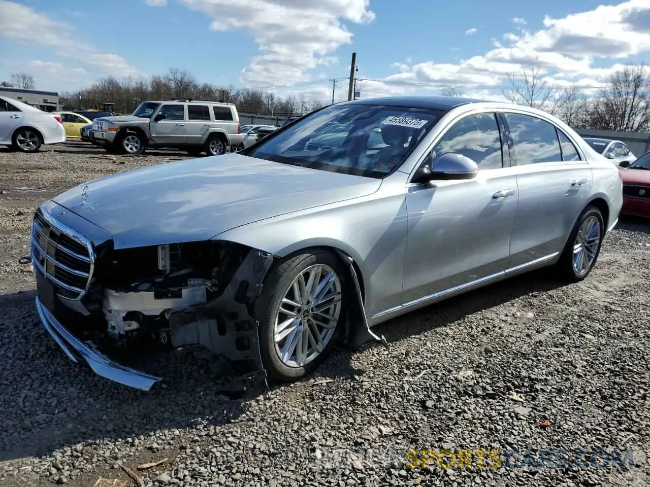 1 Photograph of a damaged car W1K6G7GB8NA111117 MERCEDES-BENZ S-CLASS 2022