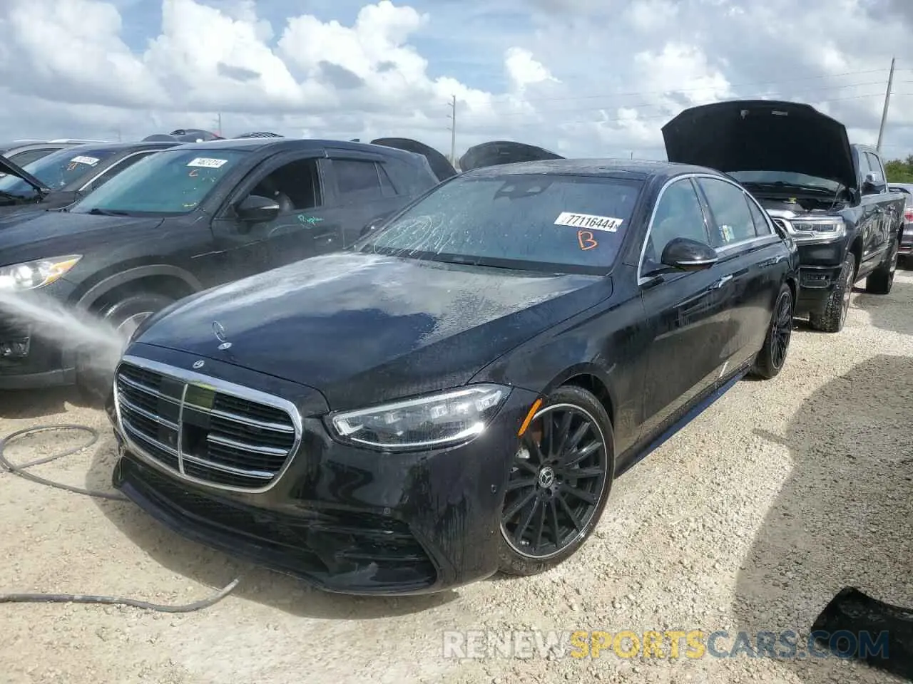 1 Фотография поврежденного автомобиля W1K6G7GB9NA129982 MERCEDES-BENZ S-CLASS 2022
