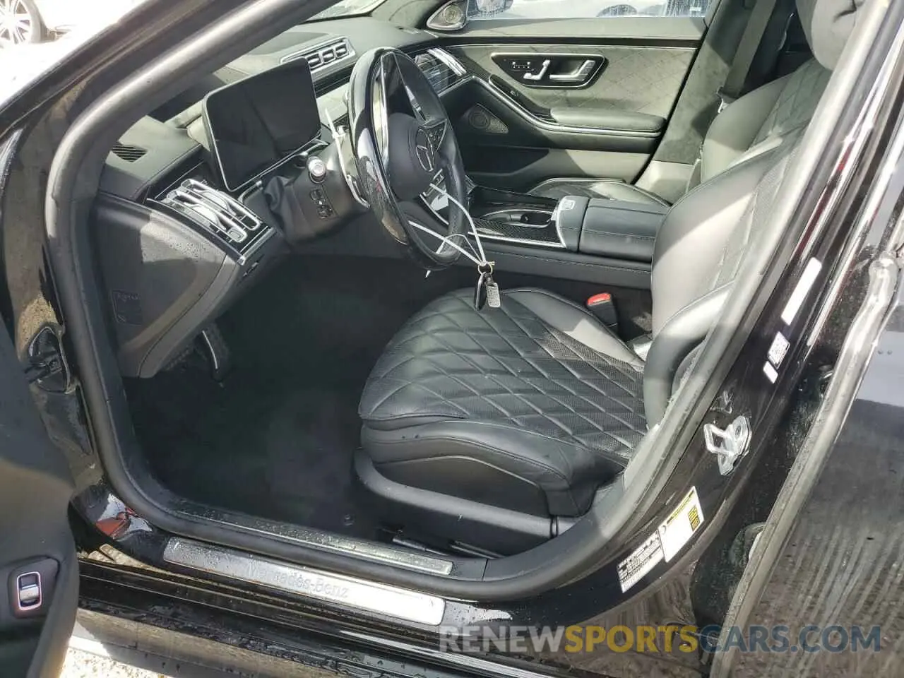 7 Фотография поврежденного автомобиля W1K6G7GB9NA129982 MERCEDES-BENZ S-CLASS 2022