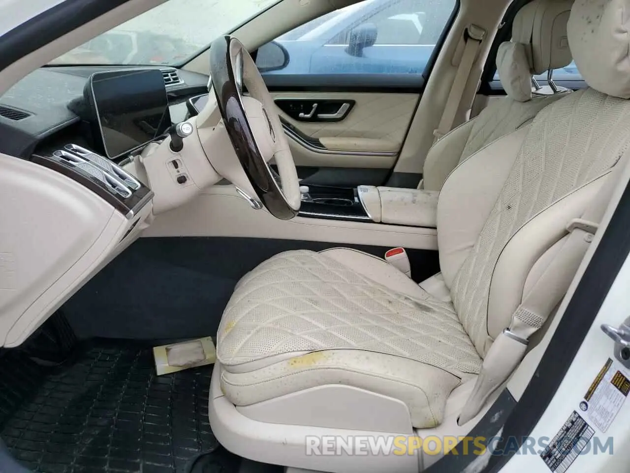 7 Фотография поврежденного автомобиля W1K6G7GB9NA132168 MERCEDES-BENZ S-CLASS 2022