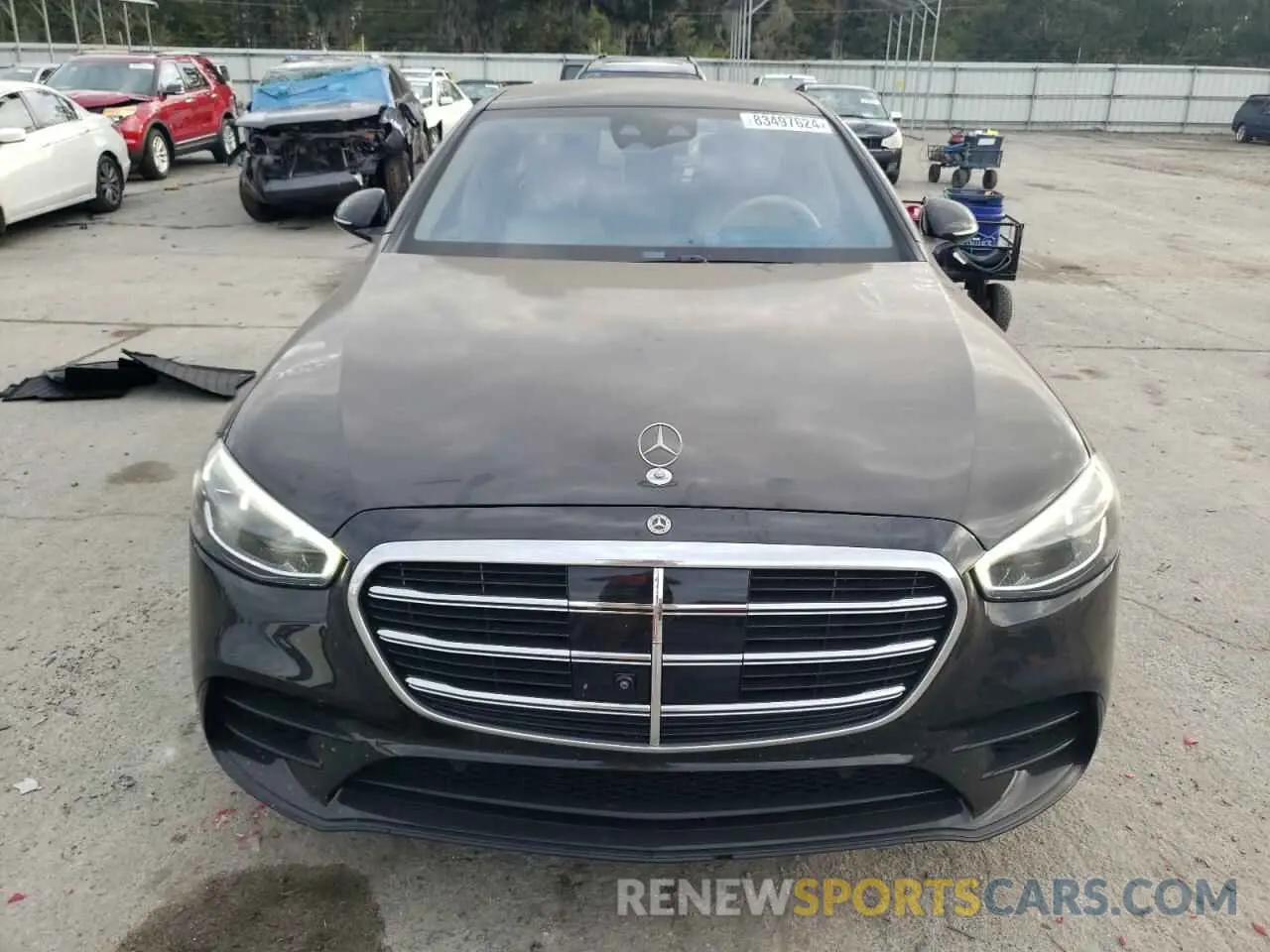 5 Фотография поврежденного автомобиля W1K6G7GB9NA155496 MERCEDES-BENZ S-CLASS 2022