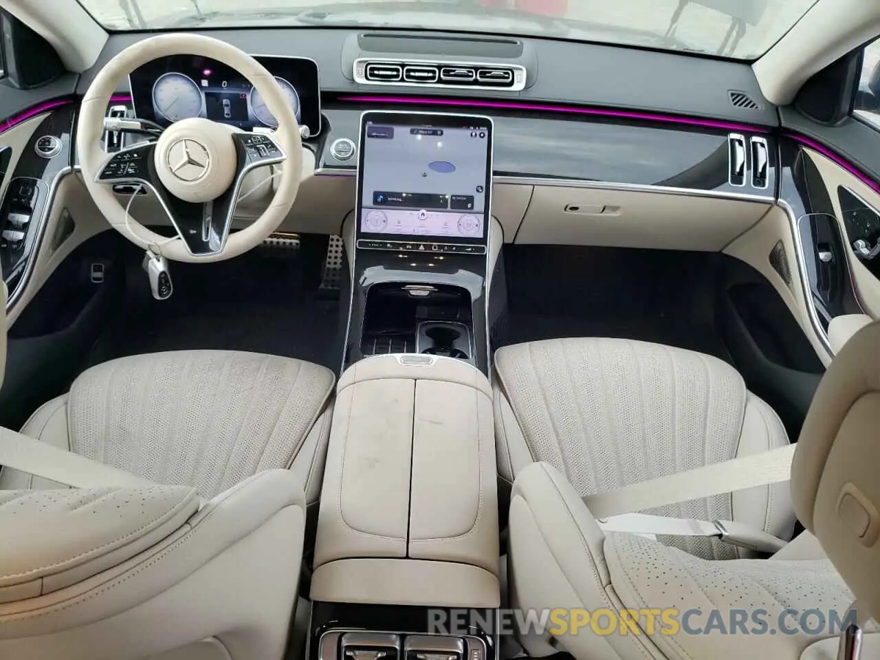 8 Фотография поврежденного автомобиля W1K6G7GB9NA155496 MERCEDES-BENZ S-CLASS 2022