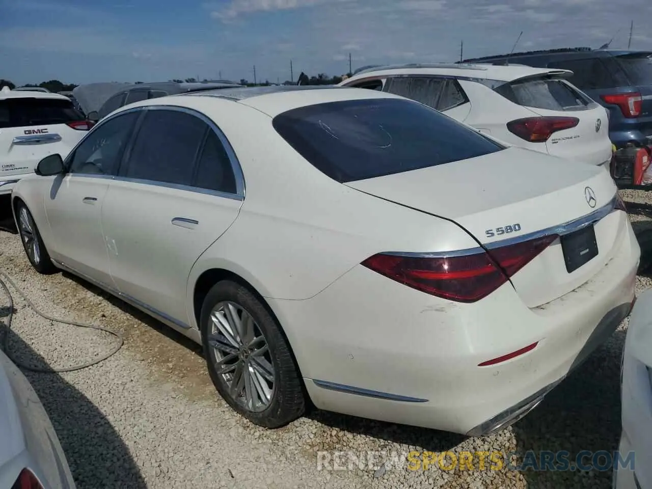 2 Фотография поврежденного автомобиля W1K6G7GBXNA105190 MERCEDES-BENZ S-CLASS 2022