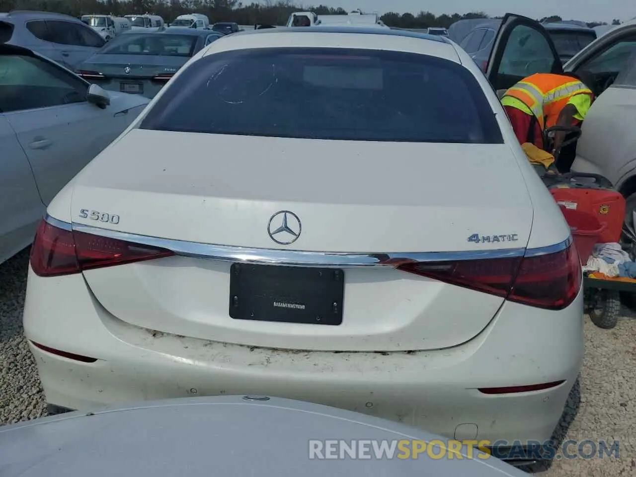 6 Фотография поврежденного автомобиля W1K6G7GBXNA105190 MERCEDES-BENZ S-CLASS 2022
