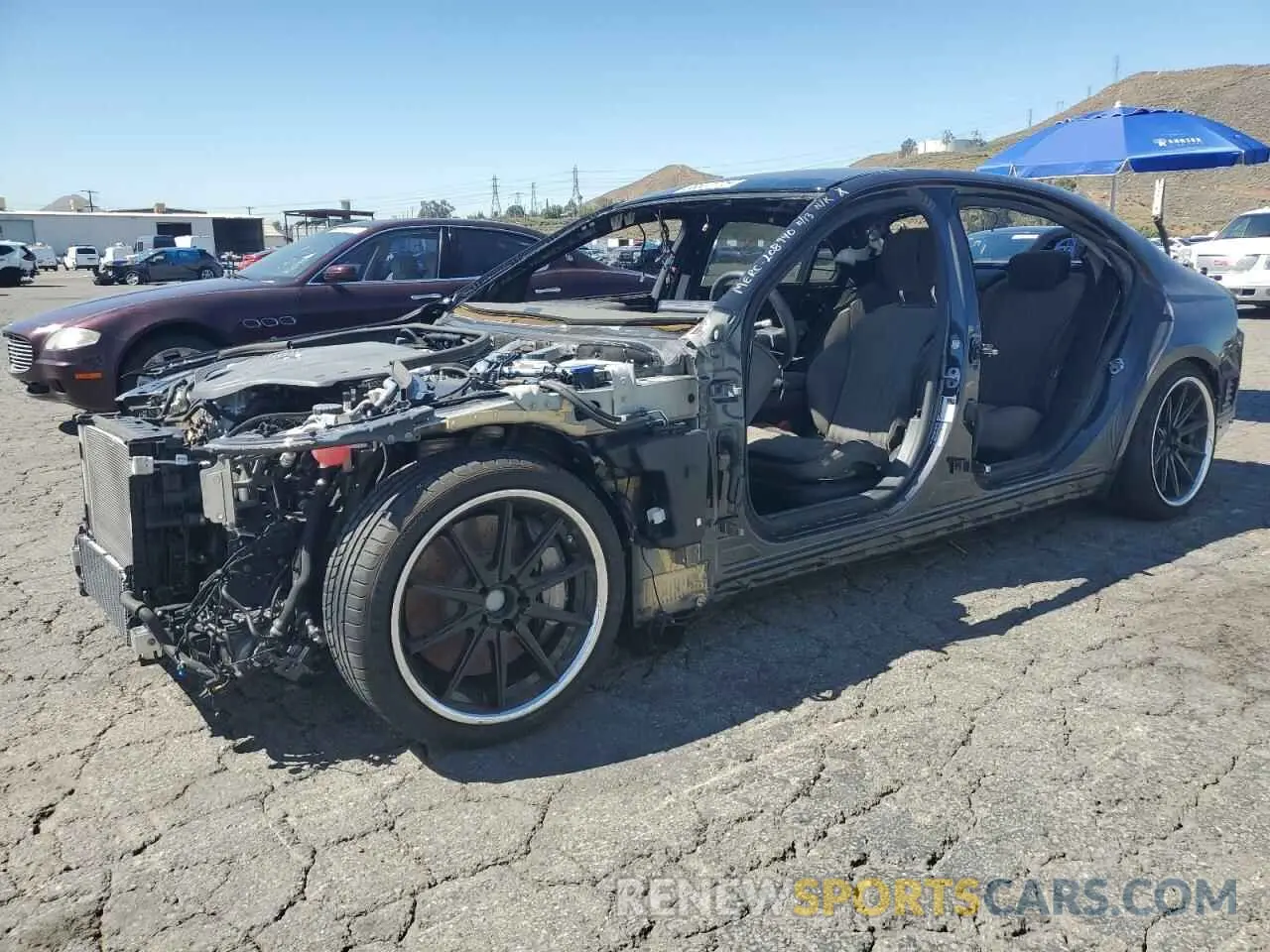 1 Photograph of a damaged car W1K6G6DB3PA208940 MERCEDES-BENZ S-CLASS 2023