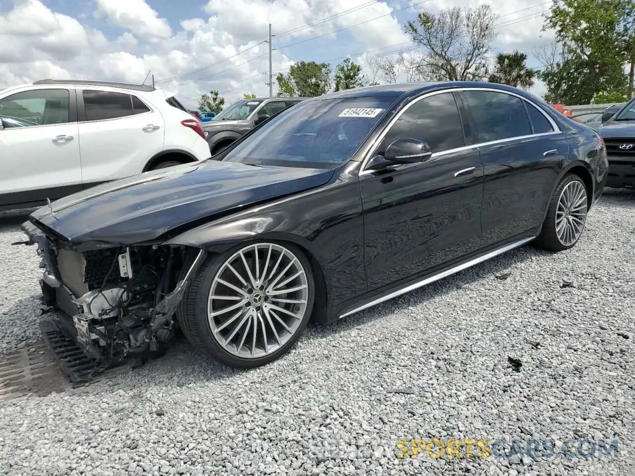 1 Photograph of a damaged car W1K6G6DB7PA208777 MERCEDES-BENZ S-CLASS 2023
