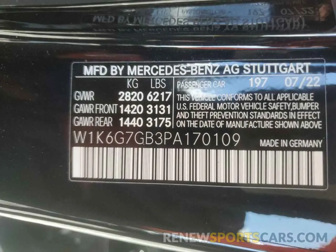 14 Фотография поврежденного автомобиля W1K6G7GB3PA170109 MERCEDES-BENZ S-CLASS 2023