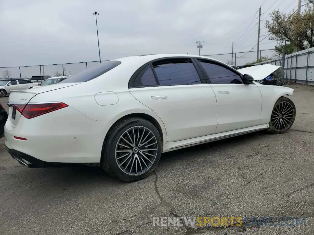 3 Photograph of a damaged car W1K6G7GB7PA201006 MERCEDES-BENZ S-CLASS 2023