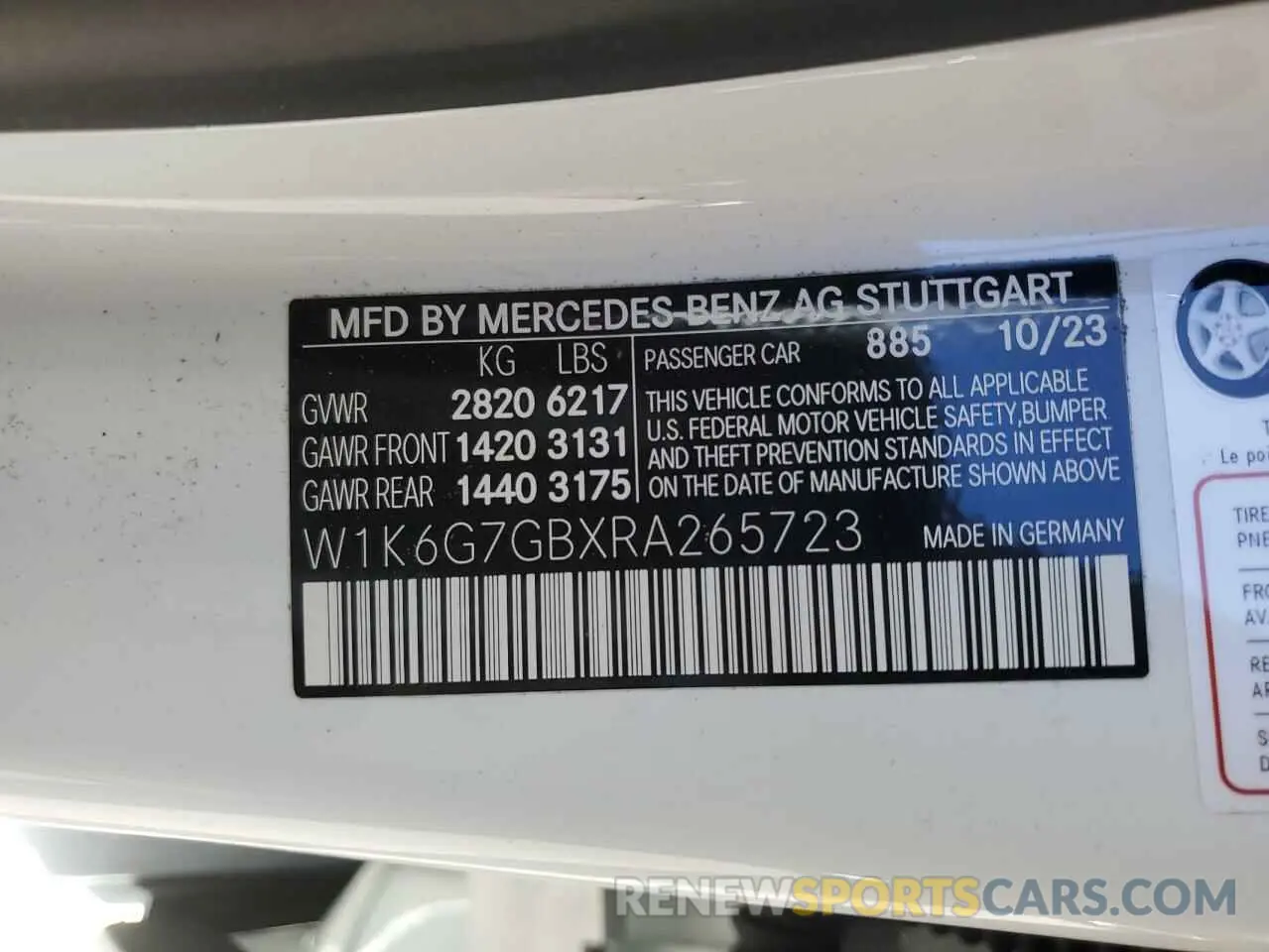 14 Фотография поврежденного автомобиля W1K6G7GBXRA265723 MERCEDES-BENZ S-CLASS 2024