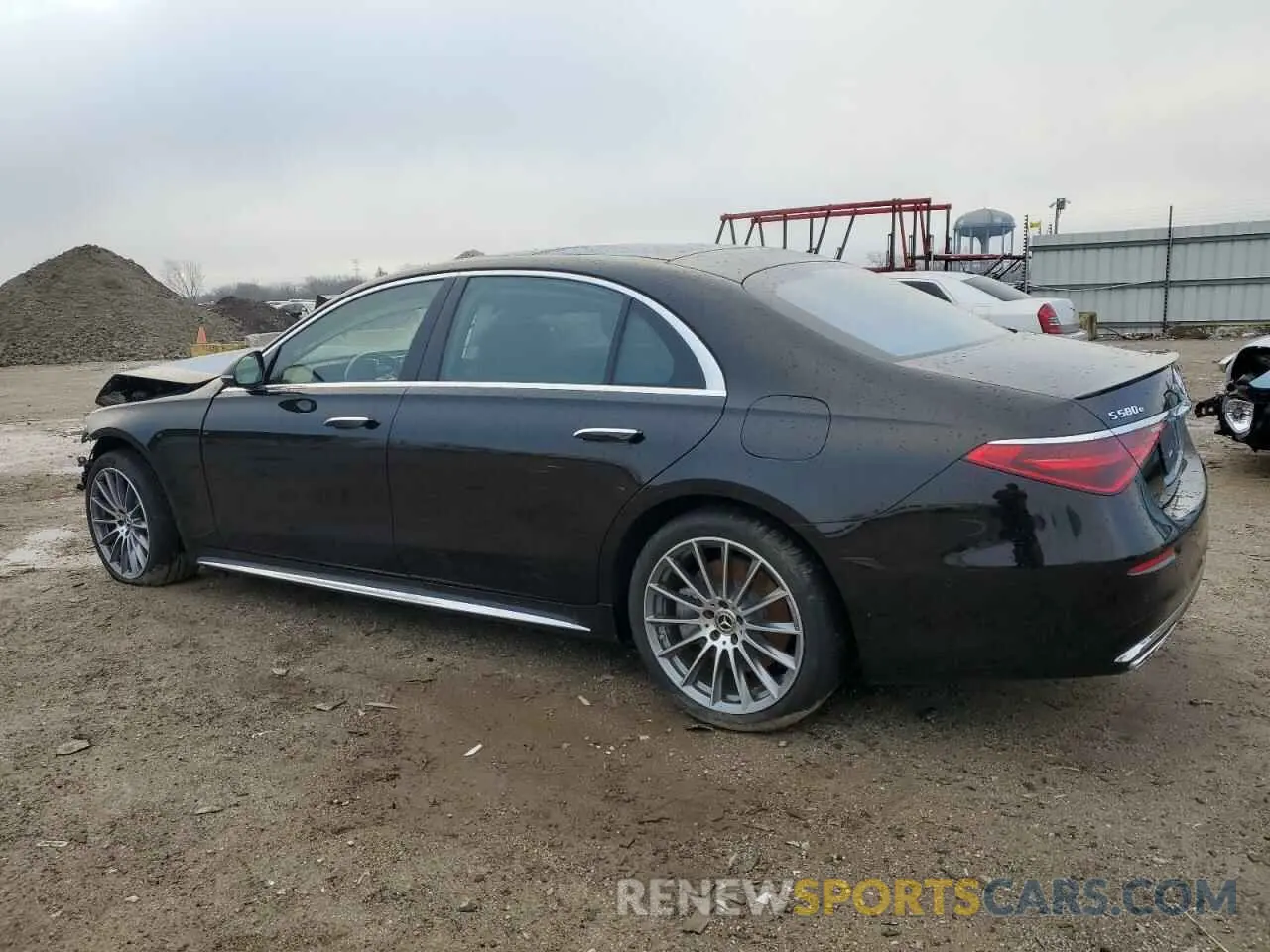 2 Фотография поврежденного автомобиля W1K6G6KB8RA276723 MERCEDES-BENZ S S580E 4M 2024