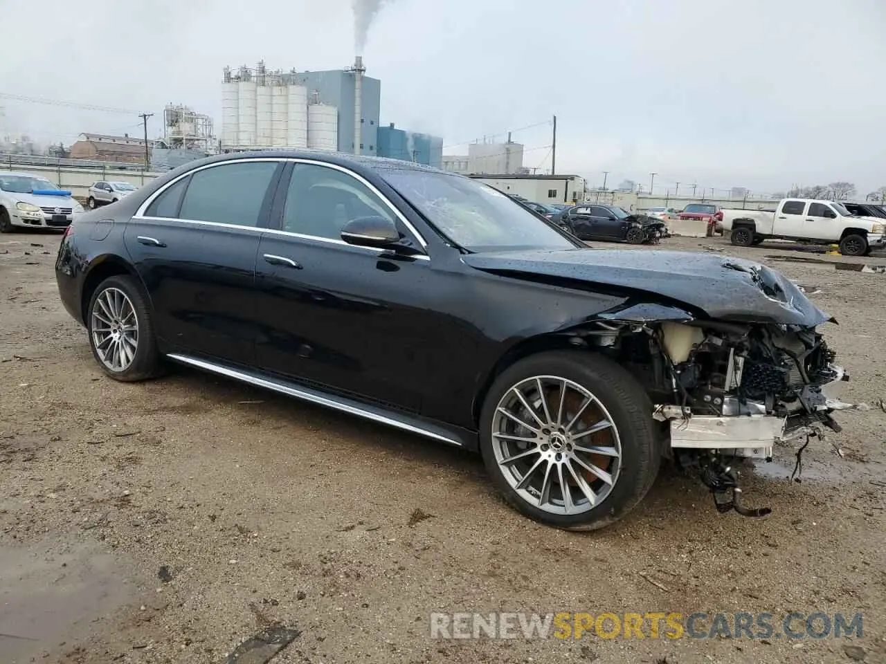 4 Фотография поврежденного автомобиля W1K6G6KB8RA276723 MERCEDES-BENZ S S580E 4M 2024