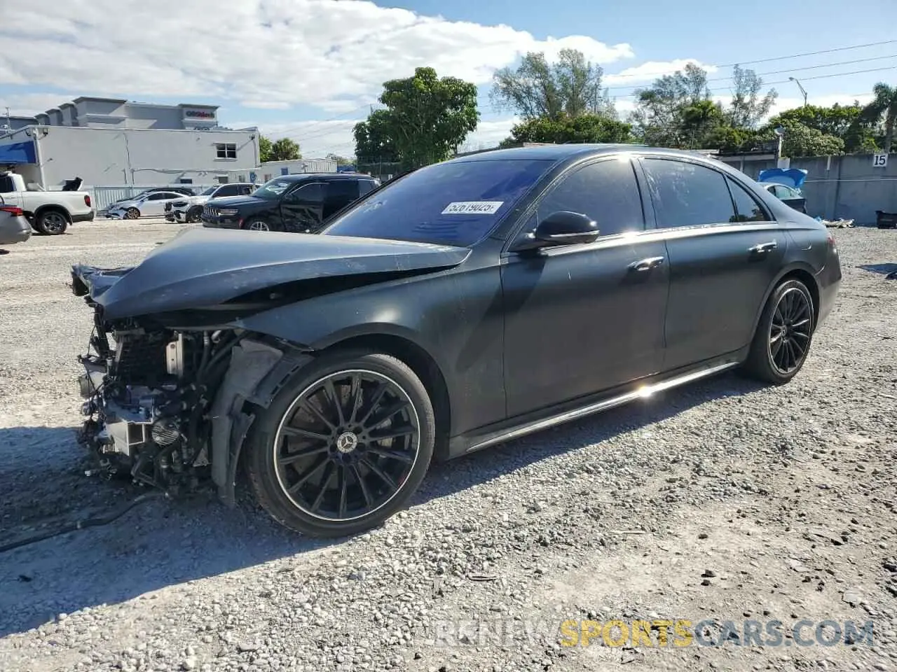 1 Photograph of a damaged car W1K6G6KBXRA276299 MERCEDES-BENZ S S580E 4M 2024
