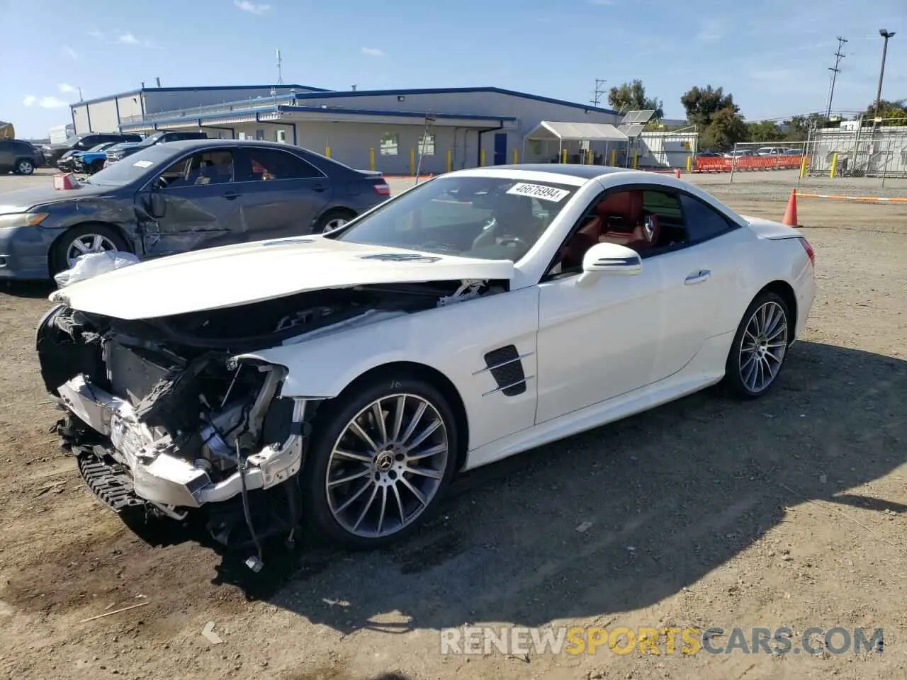 1 Фотография поврежденного автомобиля WDDJK7DAXKF057158 MERCEDES-BENZ SL-CLASS 2019