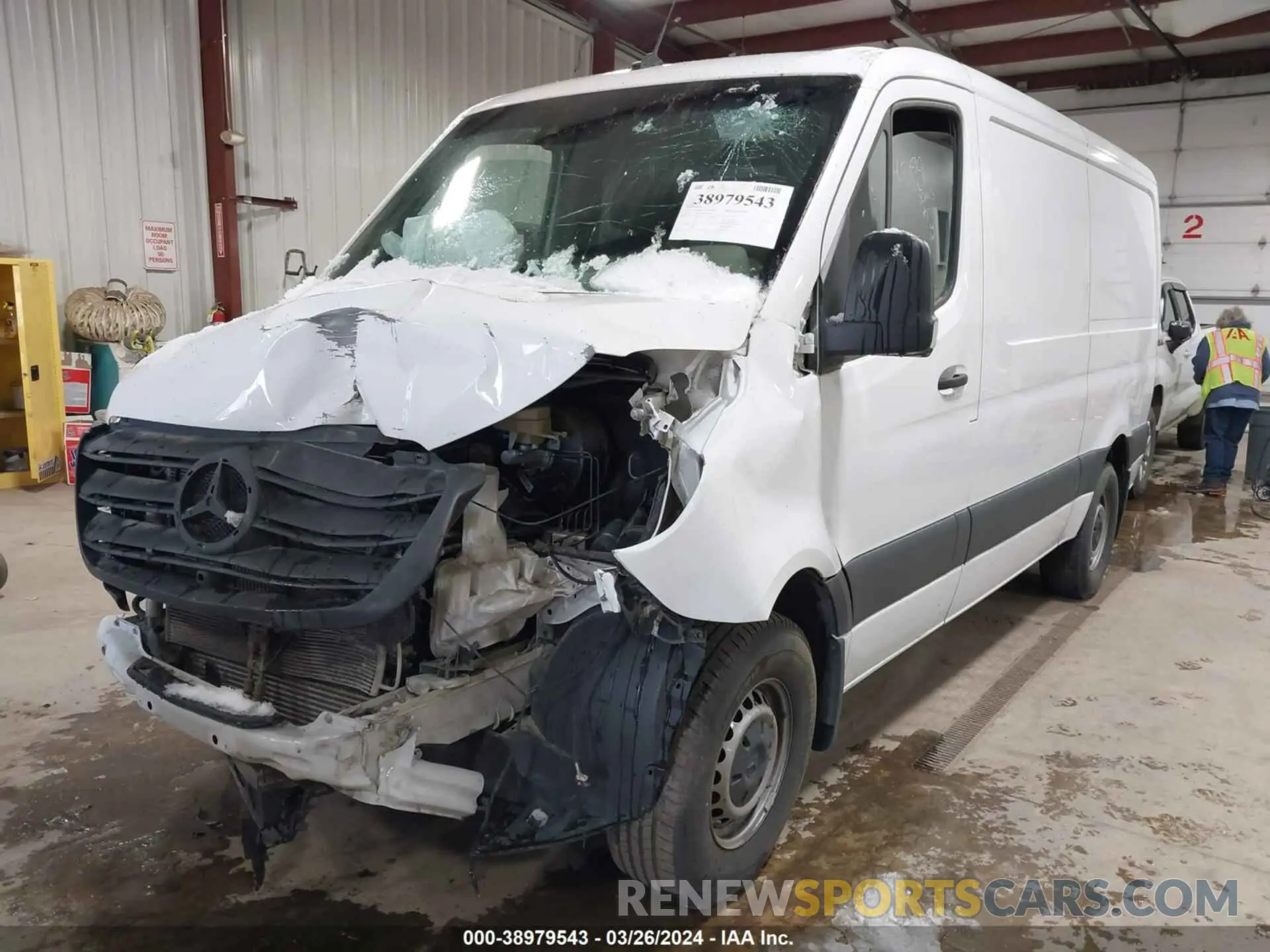 2 Photograph of a damaged car W1Y70BGY0NT093495 MERCEDES-BENZ SPRINTER 1500 2022