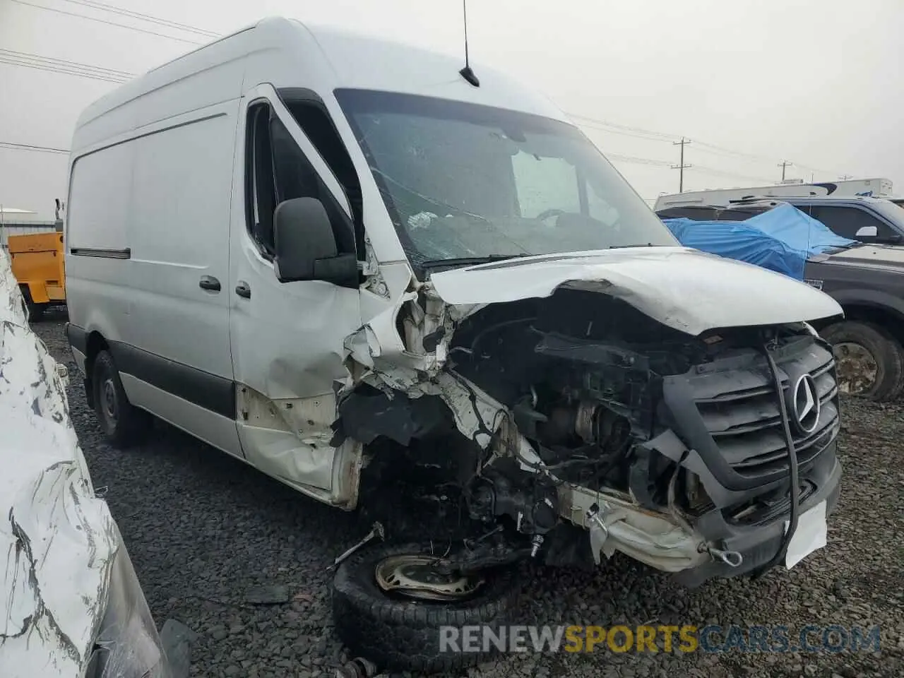 4 Фотография поврежденного автомобиля WD3PE7ED6KT016445 MERCEDES-BENZ SPRINTER 2019
