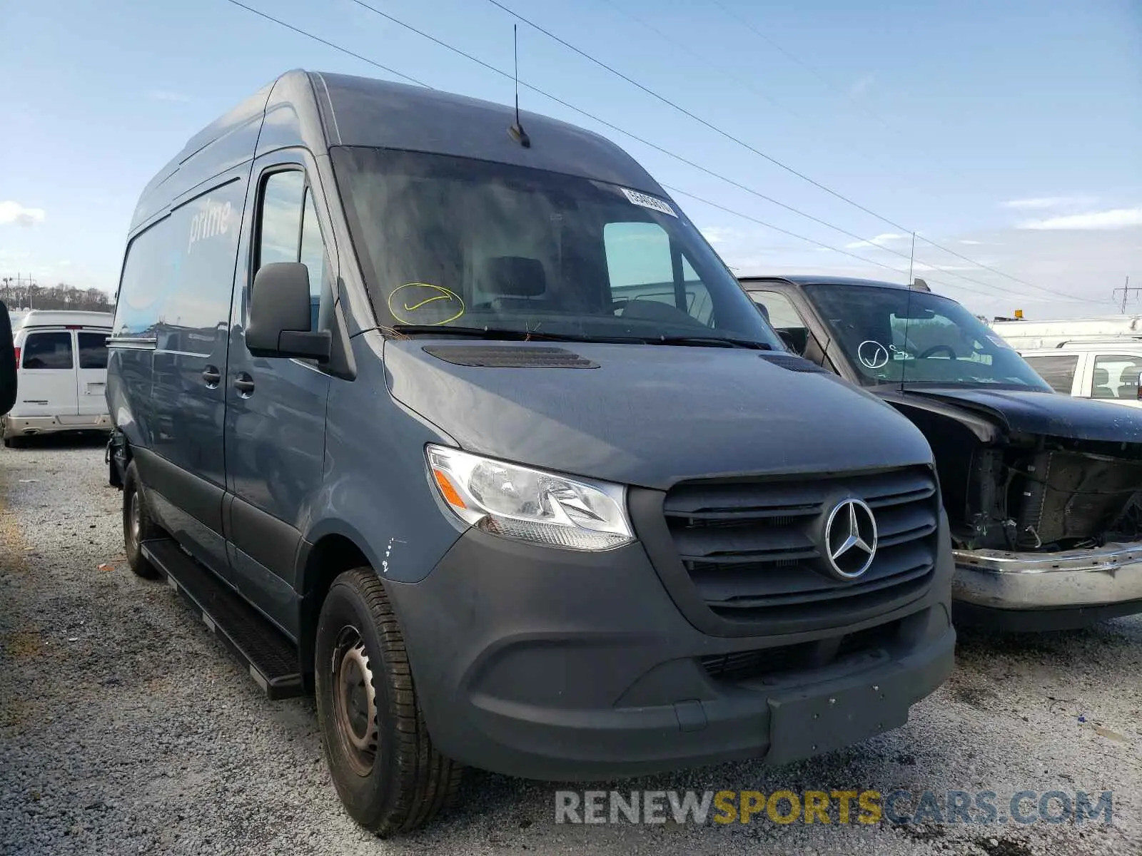 1 Photograph of a damaged car WD4PF0CD1KP064690 MERCEDES-BENZ SPRINTER 2019
