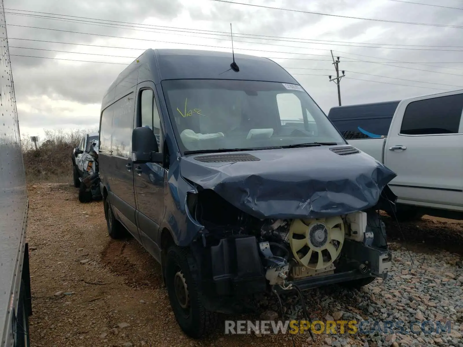 1 Photograph of a damaged car WD4PF0CD9KP047958 MERCEDES-BENZ SPRINTER 2019