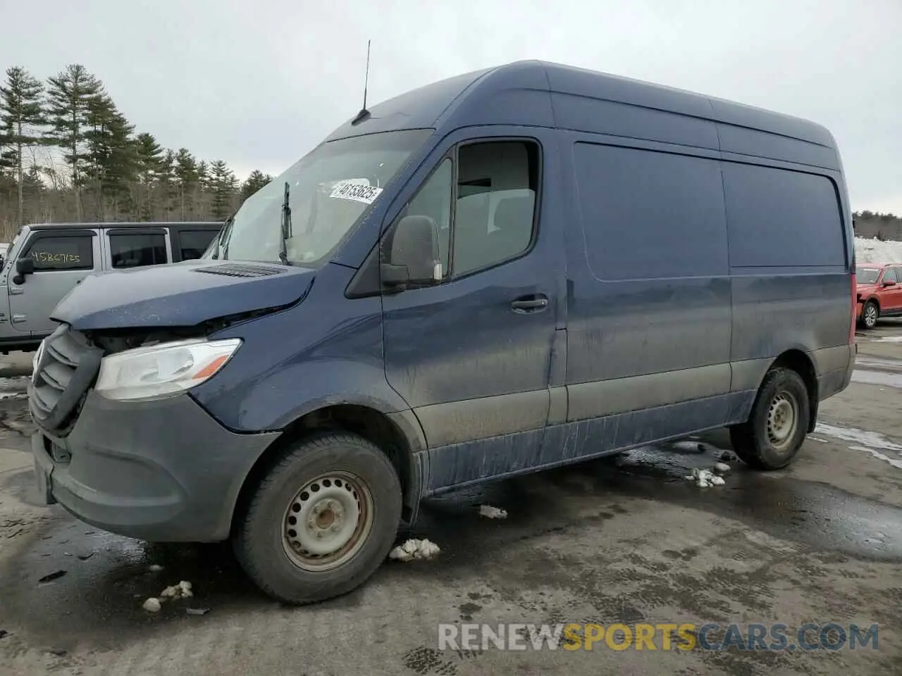 1 Photograph of a damaged car WD4PF0CDXKP089829 MERCEDES-BENZ SPRINTER 2019