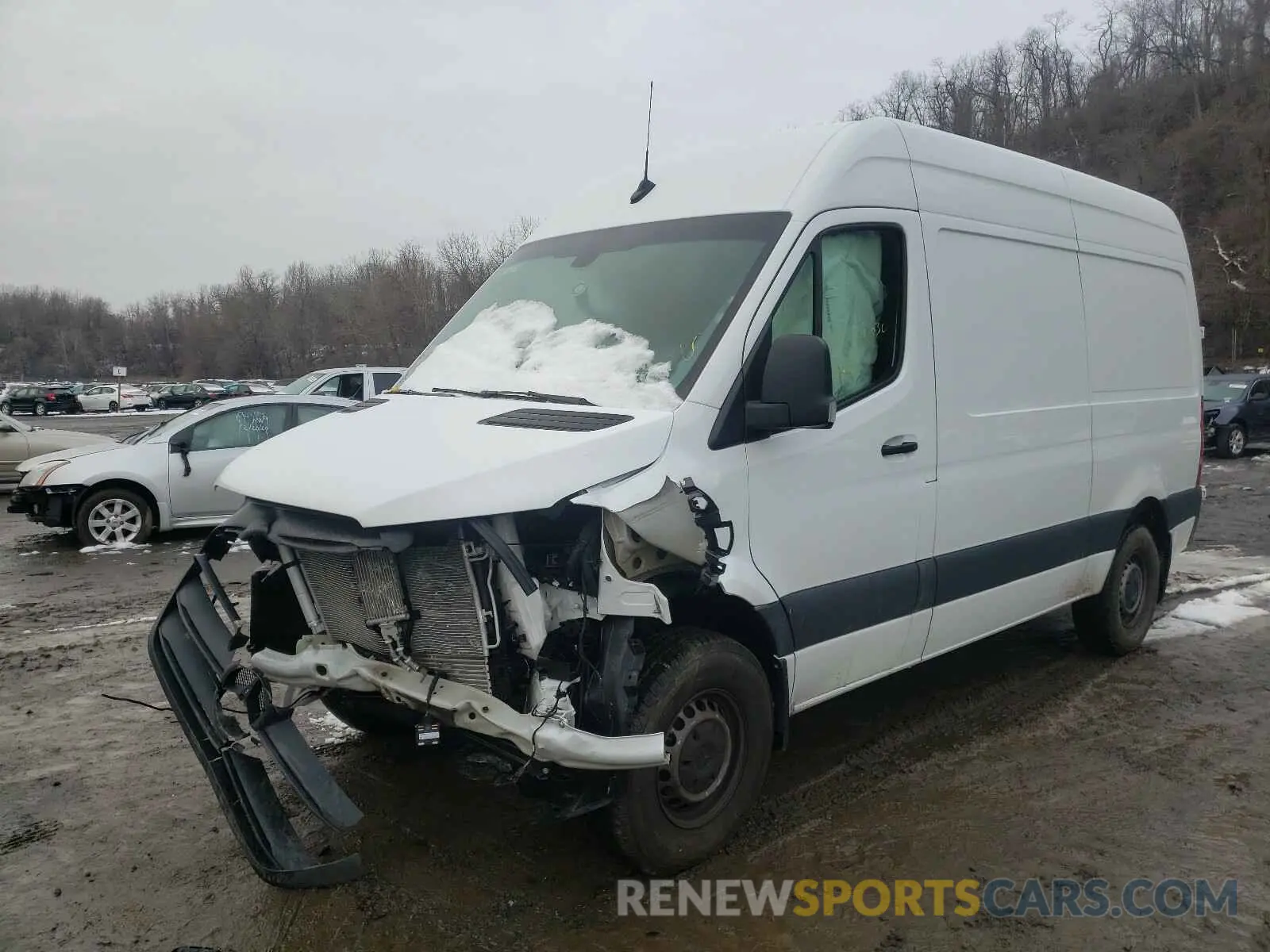 2 Photograph of a damaged car W1W4EBHY9LT035538 MERCEDES-BENZ SPRINTER 2020
