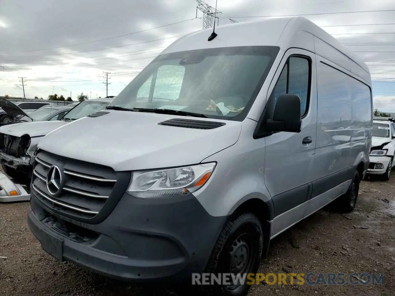 2 Photograph of a damaged car W1W4EBHY9LT039203 MERCEDES-BENZ SPRINTER 2020