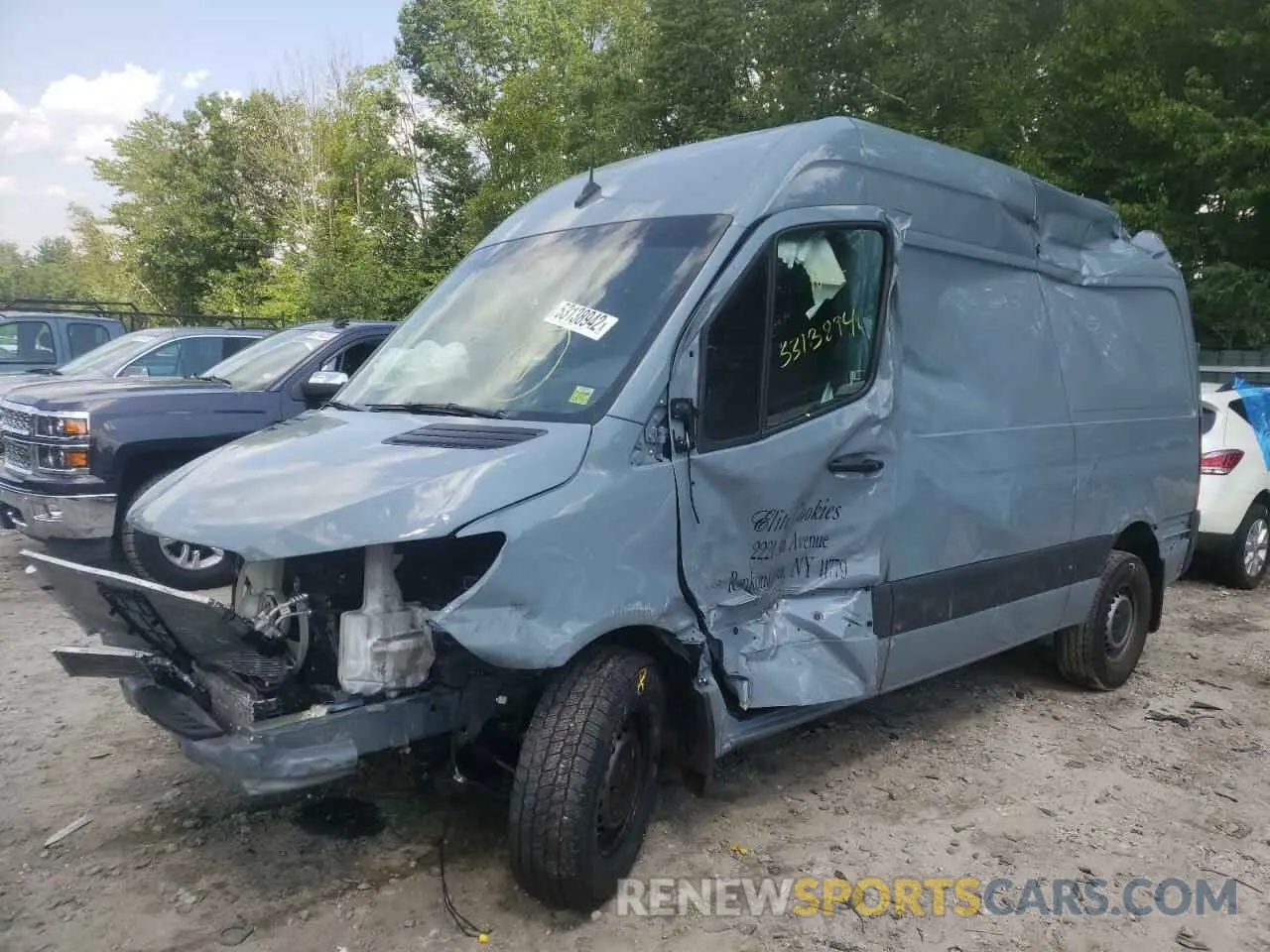 2 Photograph of a damaged car W1Y4DBHY6NT103209 MERCEDES-BENZ SPRINTER 2022