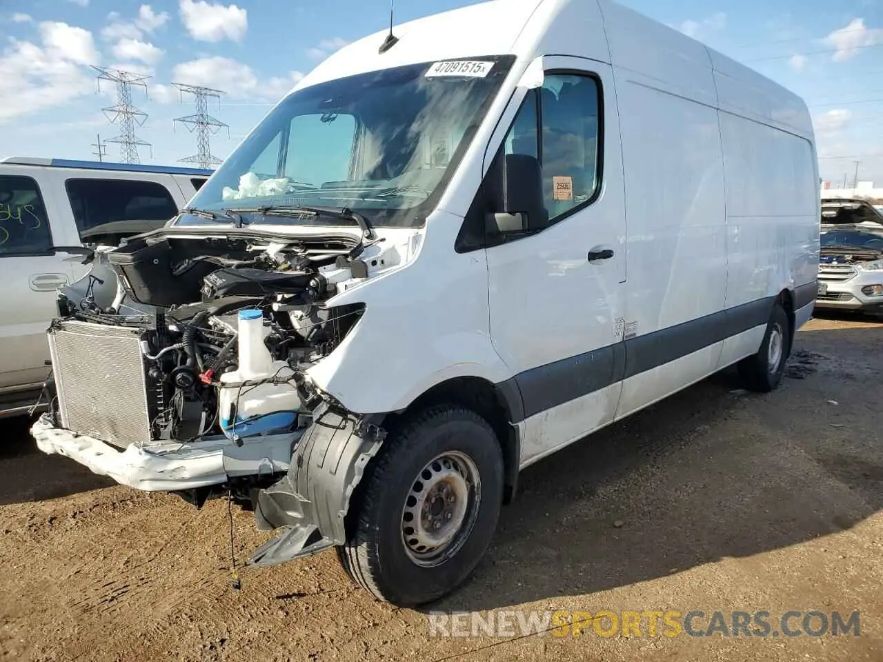 1 Фотография поврежденного автомобиля W1Y4KCHY9PT145789 MERCEDES-BENZ SPRINTER 2023