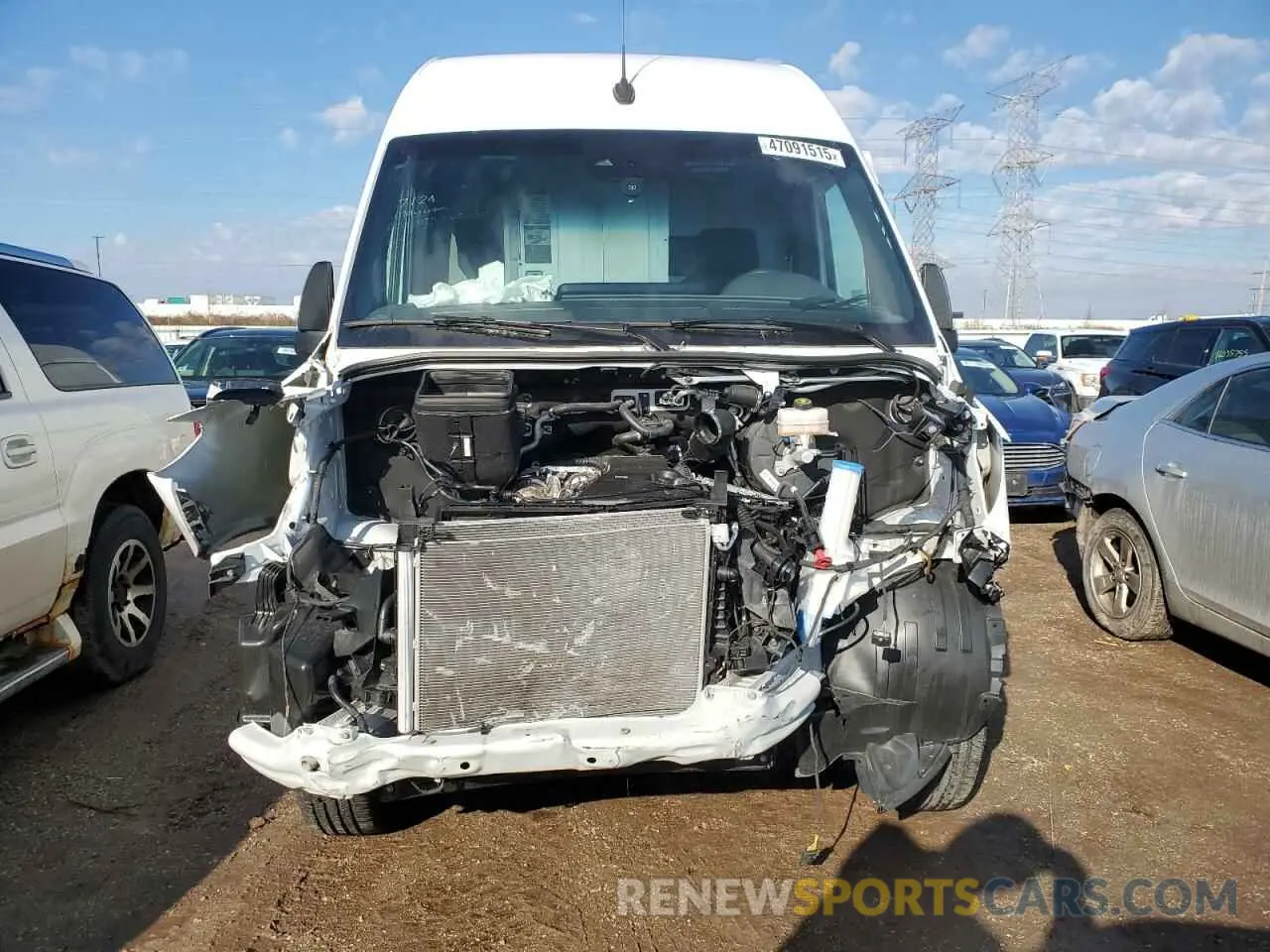 5 Фотография поврежденного автомобиля W1Y4KCHY9PT145789 MERCEDES-BENZ SPRINTER 2023