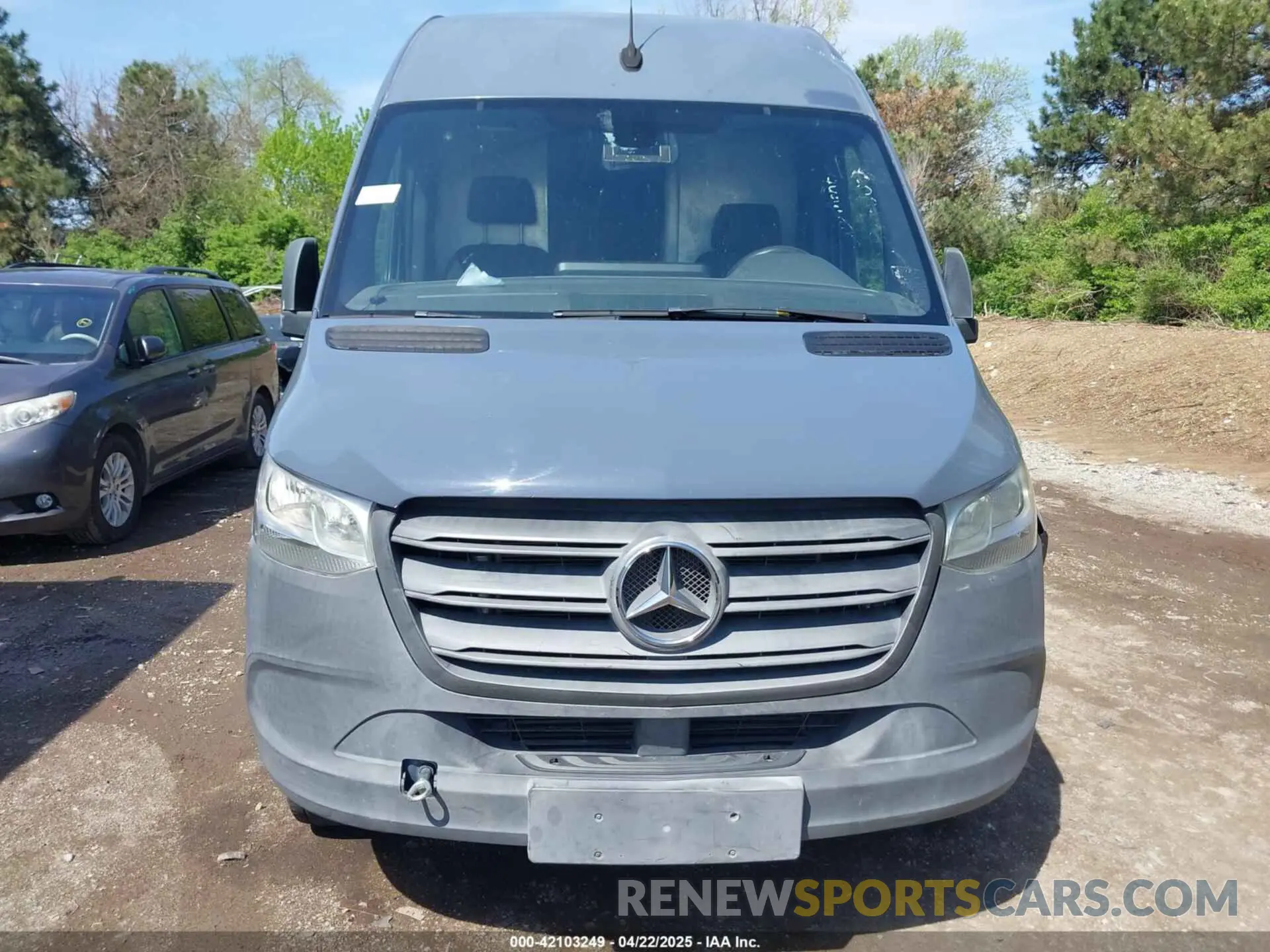 11 Фотография поврежденного автомобиля WD4PF0CD6KP044032 MERCEDES-BENZ SPRINTER 2500 2019
