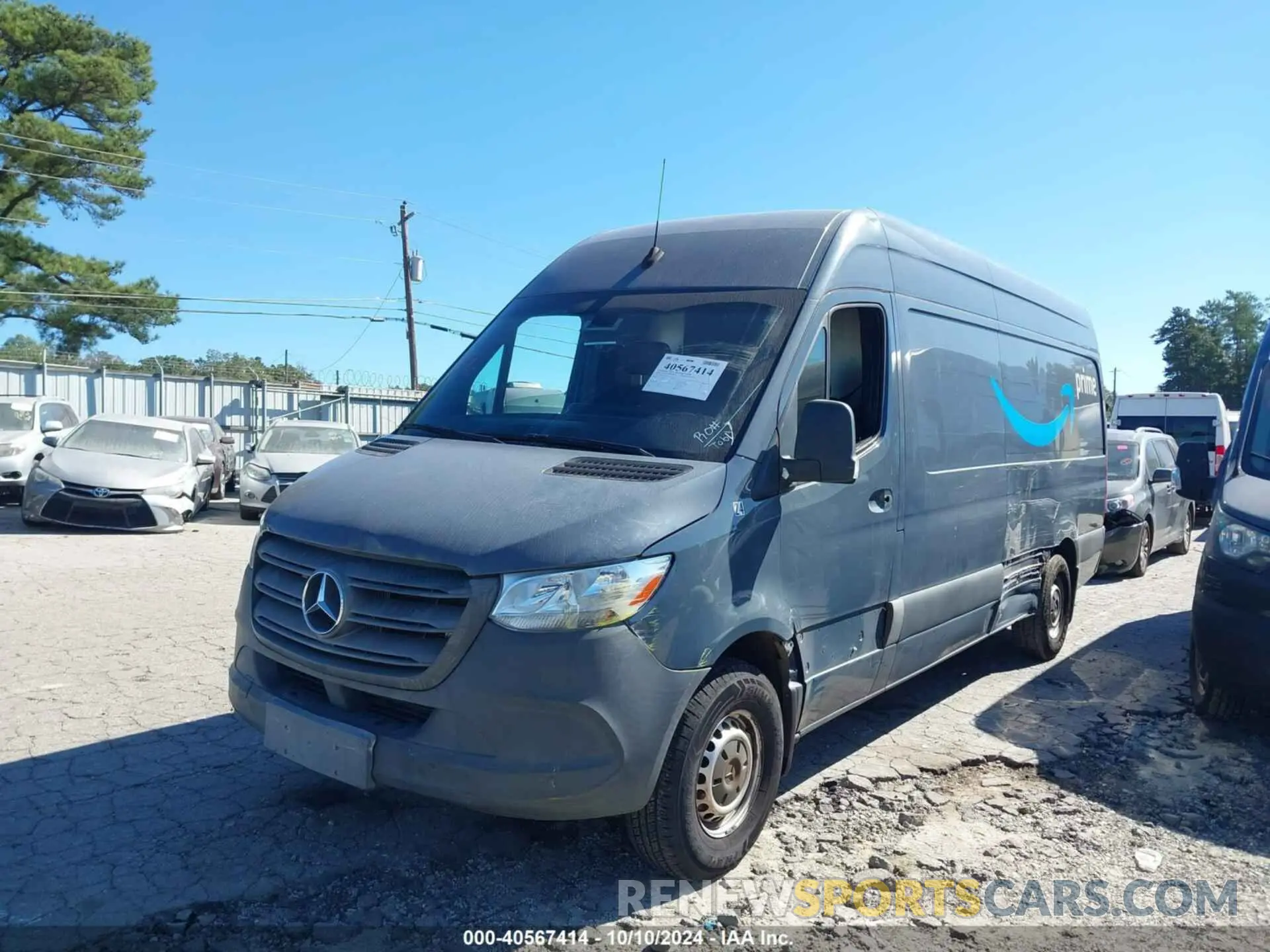 2 Photograph of a damaged car WD4PF1CD3KP135569 MERCEDES-BENZ SPRINTER 2500 2019