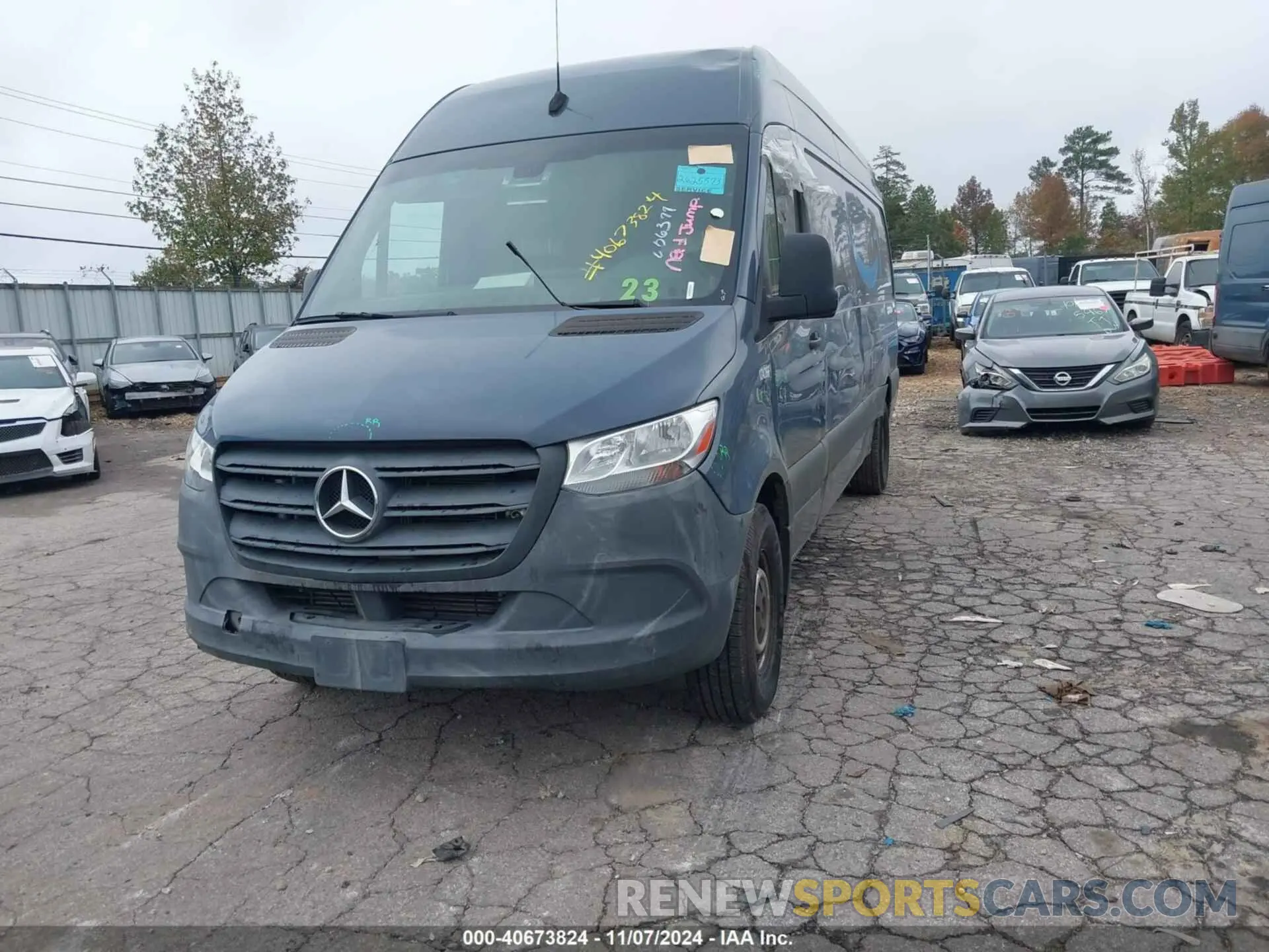 2 Photograph of a damaged car WD4PF1CD8KT006377 MERCEDES-BENZ SPRINTER 2500 2019