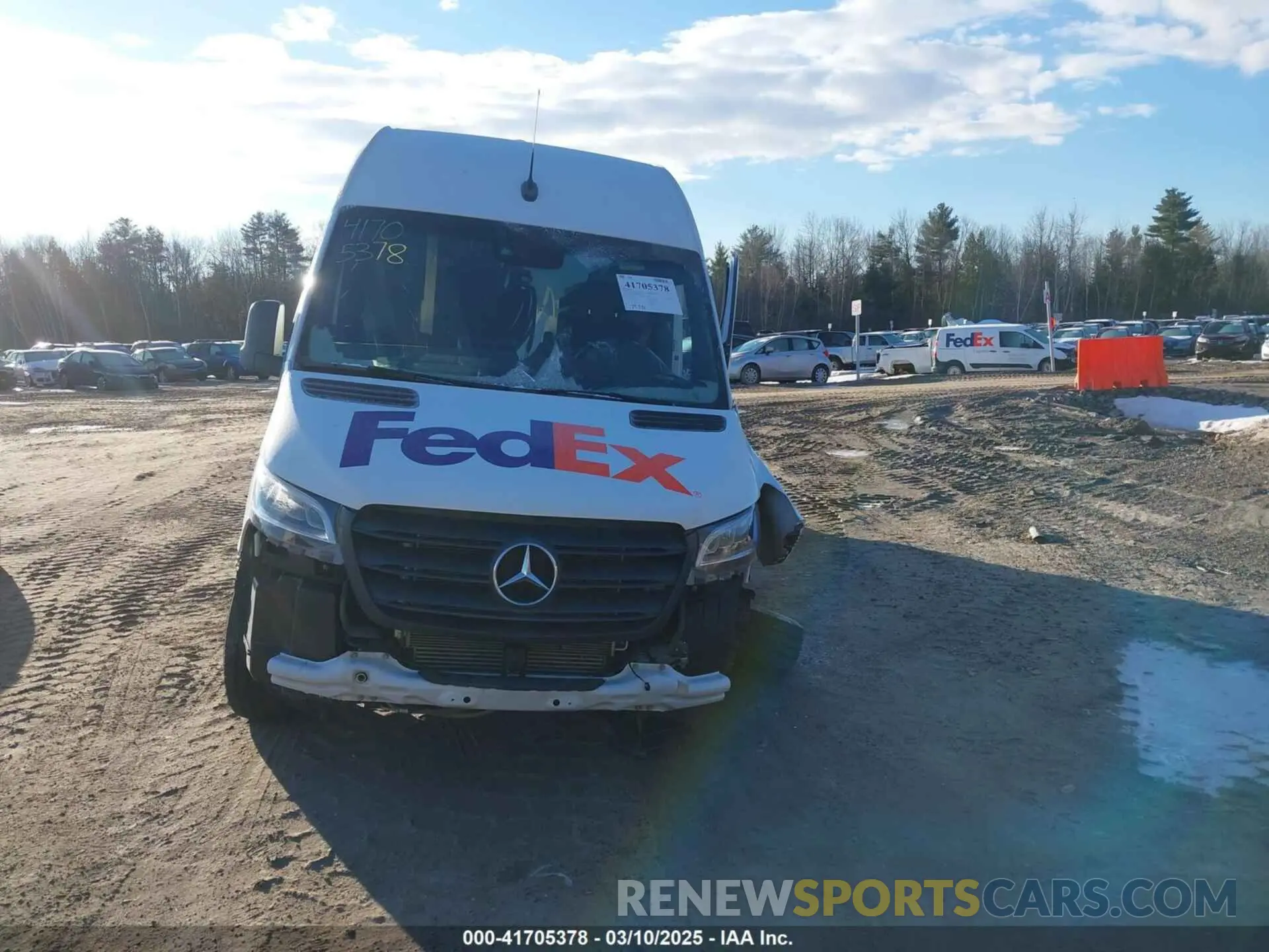 11 Фотография поврежденного автомобиля W1Y4ECHYXLP236211 MERCEDES-BENZ SPRINTER 2500 2020