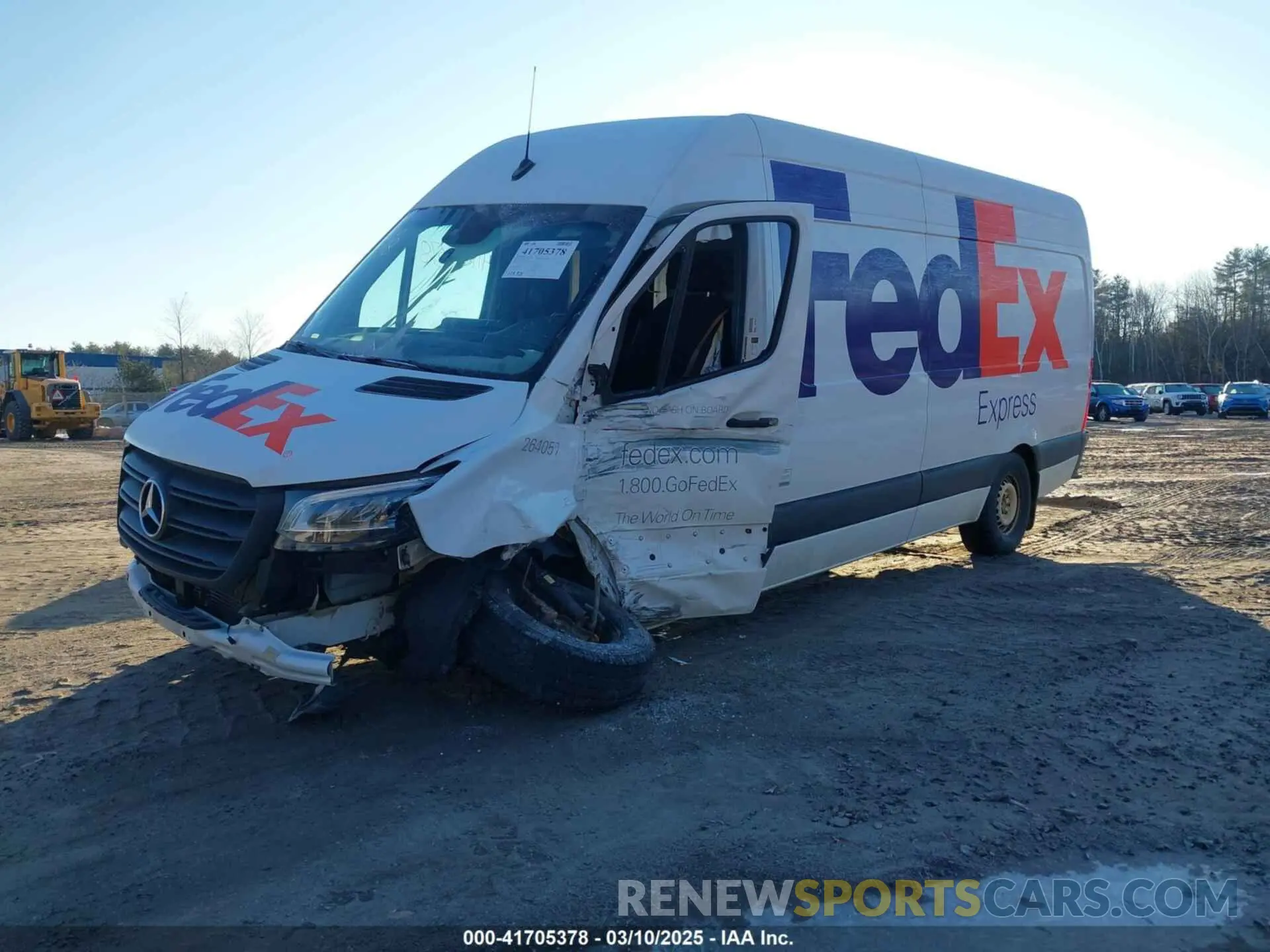 2 Фотография поврежденного автомобиля W1Y4ECHYXLP236211 MERCEDES-BENZ SPRINTER 2500 2020