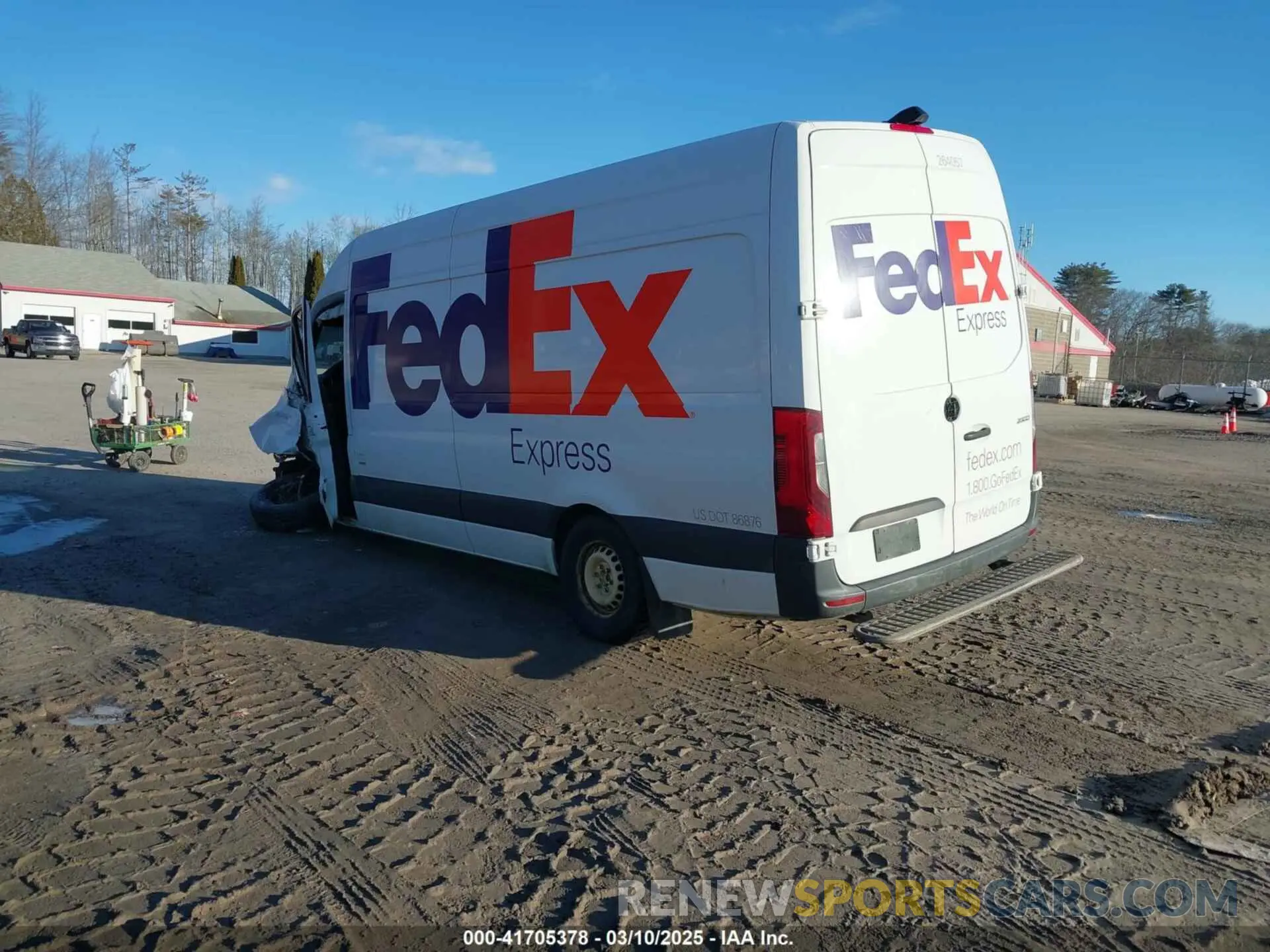3 Фотография поврежденного автомобиля W1Y4ECHYXLP236211 MERCEDES-BENZ SPRINTER 2500 2020