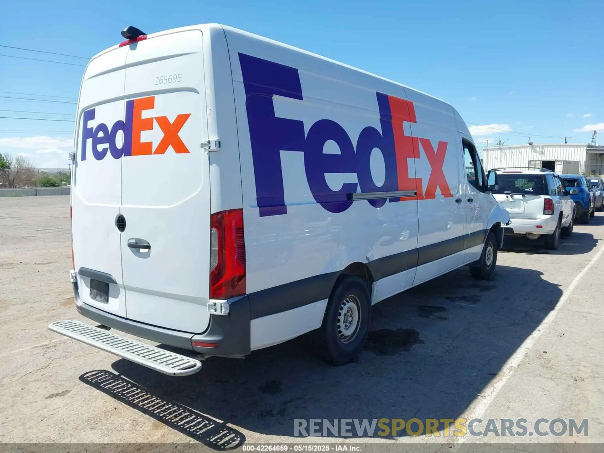 4 Photograph of a damaged car W1Y4ECHYXLP241392 MERCEDES-BENZ SPRINTER 2500 2020