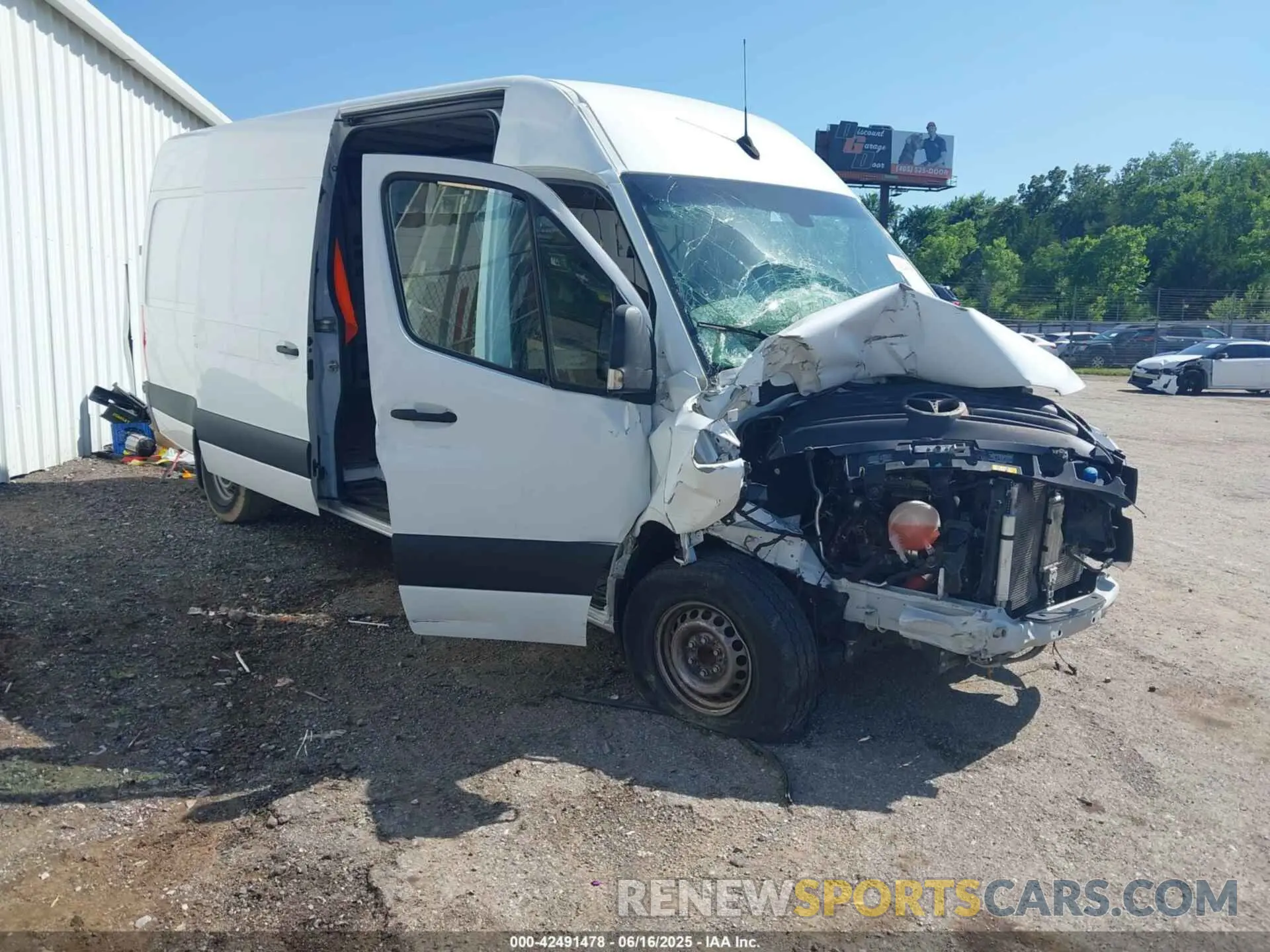 1 Photograph of a damaged car W1W4DCHY0MT048074 MERCEDES-BENZ SPRINTER 2500 2021