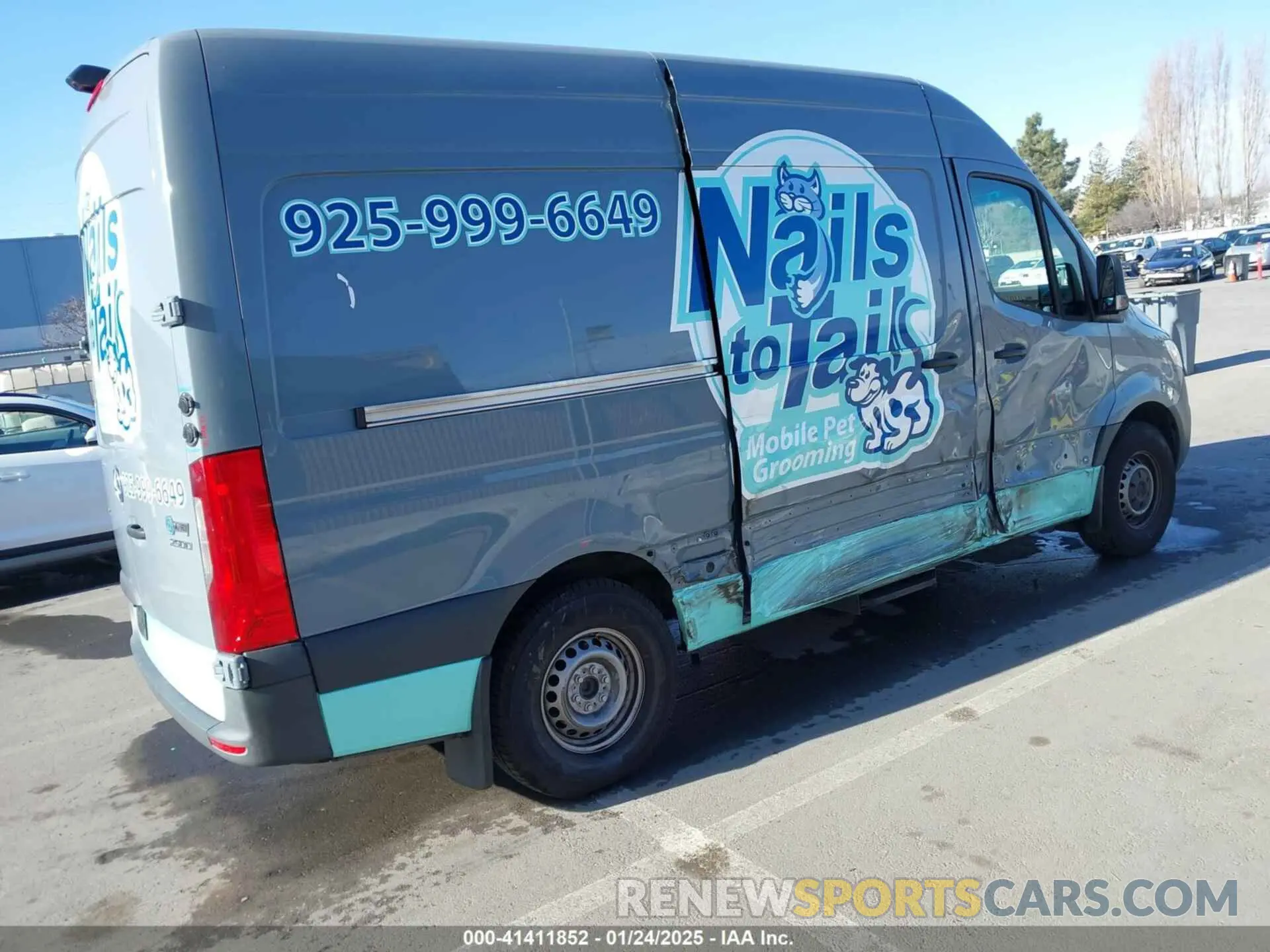 4 Фотография поврежденного автомобиля W1Y4DBHY1MT047131 MERCEDES-BENZ SPRINTER 2500 2021