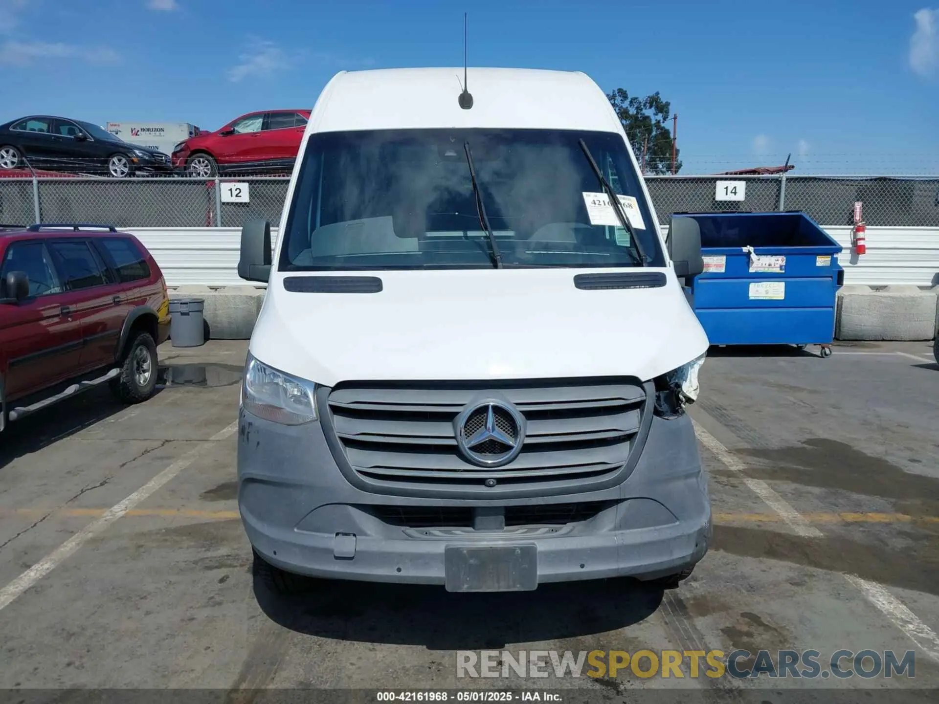 12 Фотография поврежденного автомобиля W1Y4DCHY2MT045927 MERCEDES-BENZ SPRINTER 2500 2021