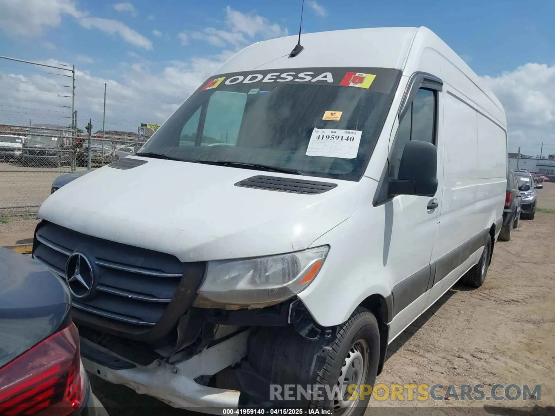 2 Фотография поврежденного автомобиля W1Y4DCHY2MT078233 MERCEDES-BENZ SPRINTER 2500 2021