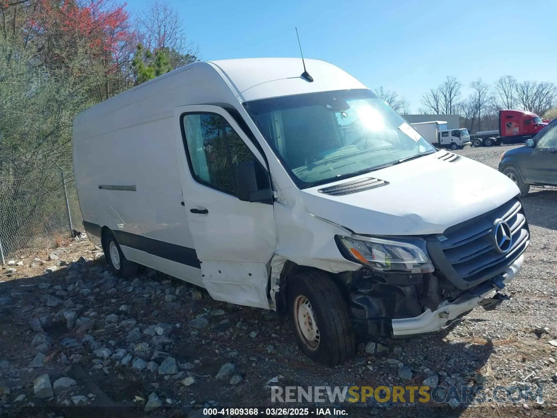 1 Фотография поврежденного автомобиля W1Y4DCHY5MT070966 MERCEDES-BENZ SPRINTER 2500 2021