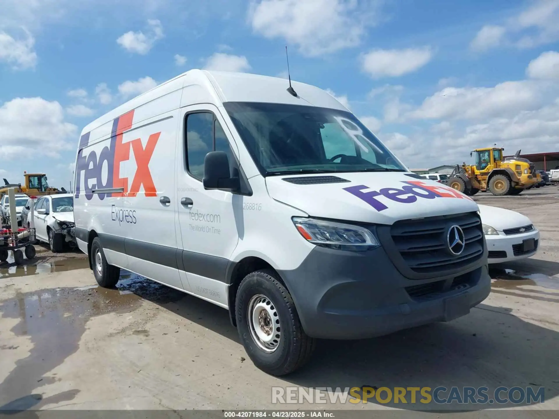 1 Фотография поврежденного автомобиля W1Y4DCHY7MT049228 MERCEDES-BENZ SPRINTER 2500 2021