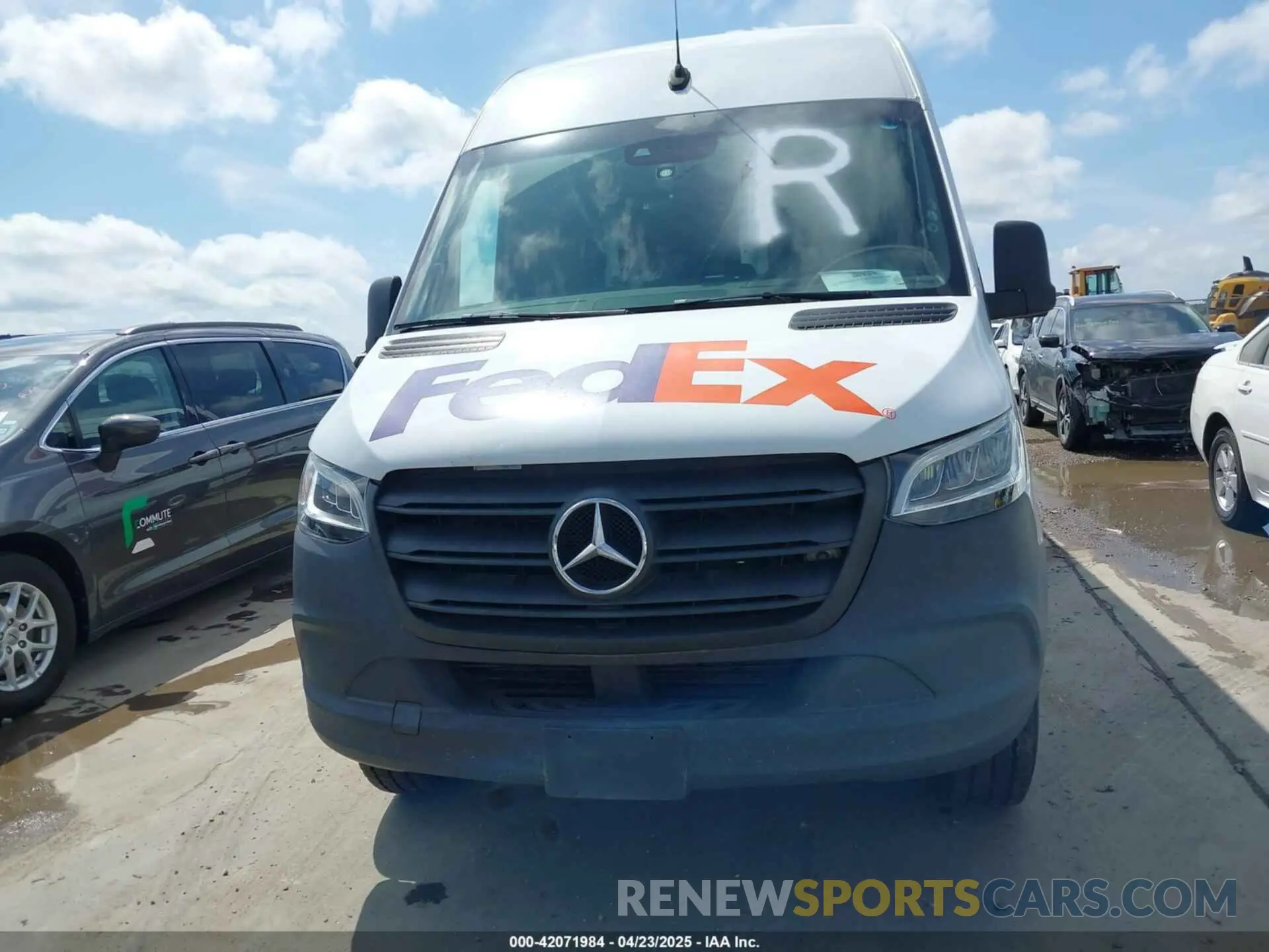 12 Фотография поврежденного автомобиля W1Y4DCHY7MT049228 MERCEDES-BENZ SPRINTER 2500 2021