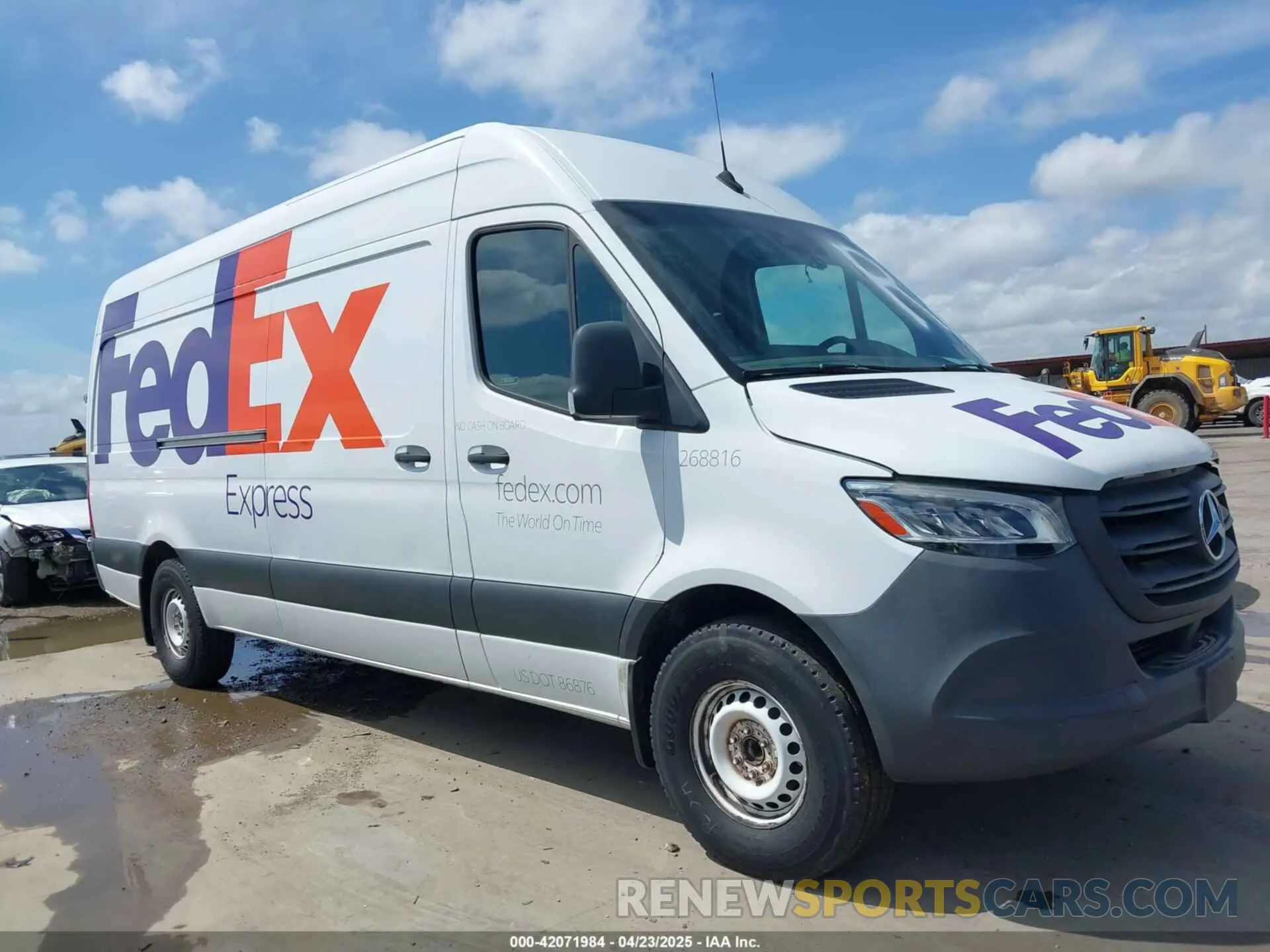 13 Фотография поврежденного автомобиля W1Y4DCHY7MT049228 MERCEDES-BENZ SPRINTER 2500 2021