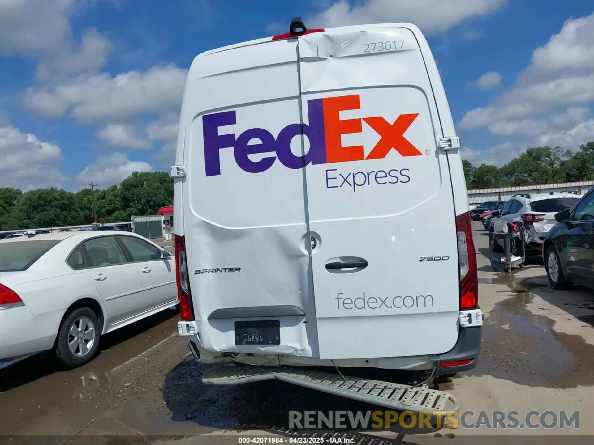 16 Фотография поврежденного автомобиля W1Y4DCHY7MT049228 MERCEDES-BENZ SPRINTER 2500 2021