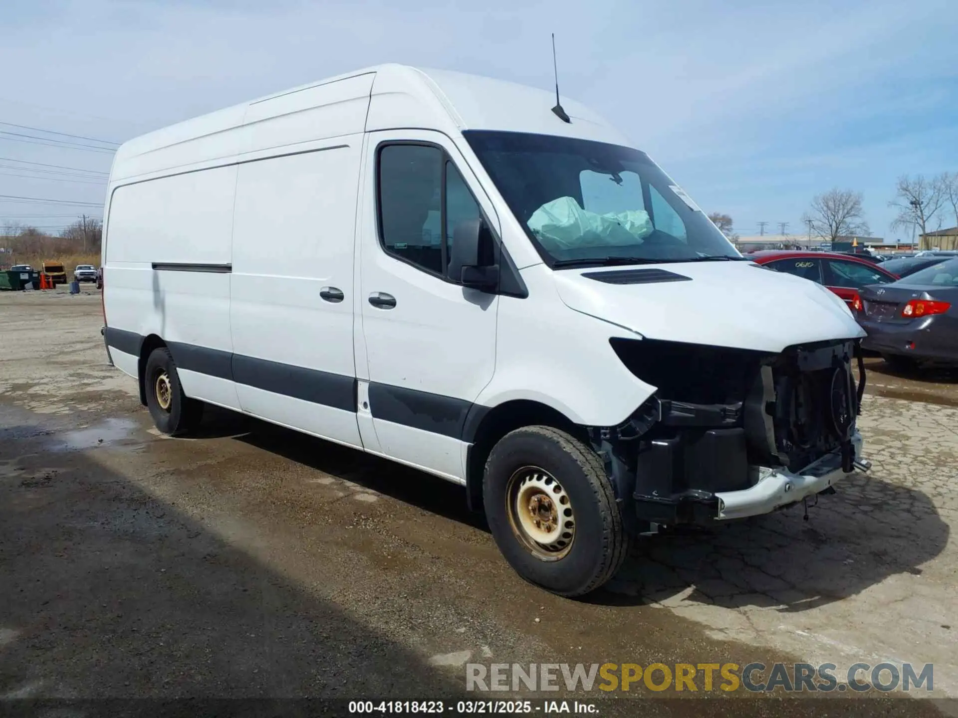 1 Фотография поврежденного автомобиля W1Y4DCHY9MT049716 MERCEDES-BENZ SPRINTER 2500 2021